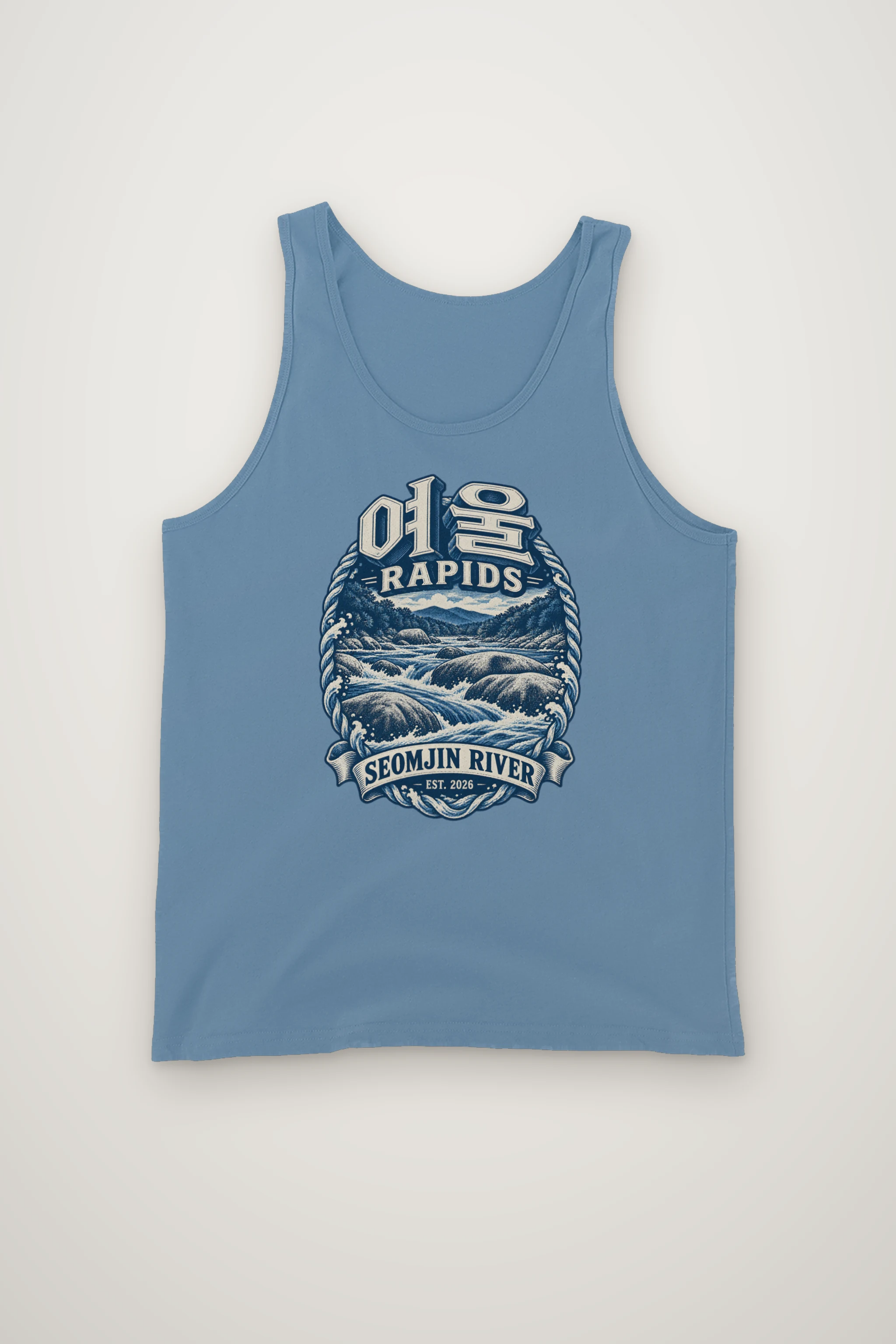 "Seomjin Rapids Crest" Unisex Jersey Tank
