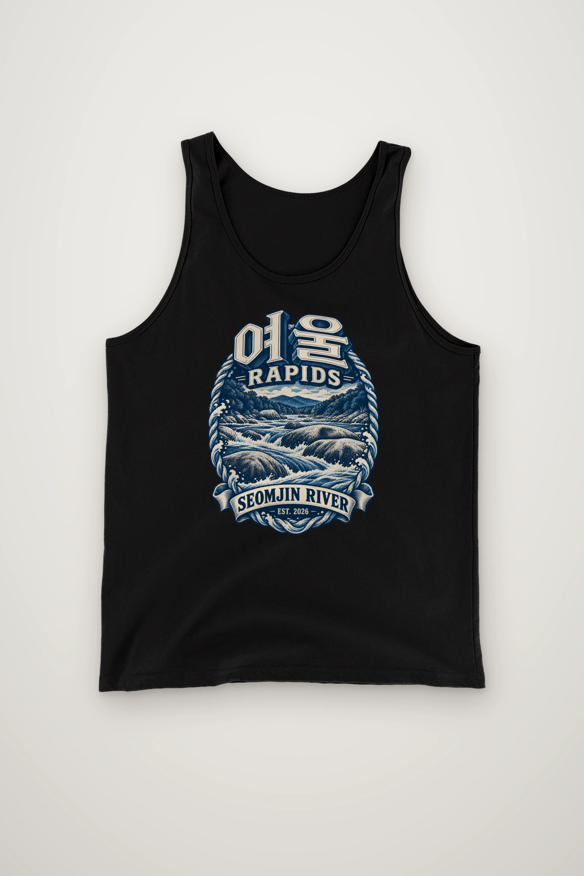 "Seomjin Rapids Crest" Unisex Jersey Tank