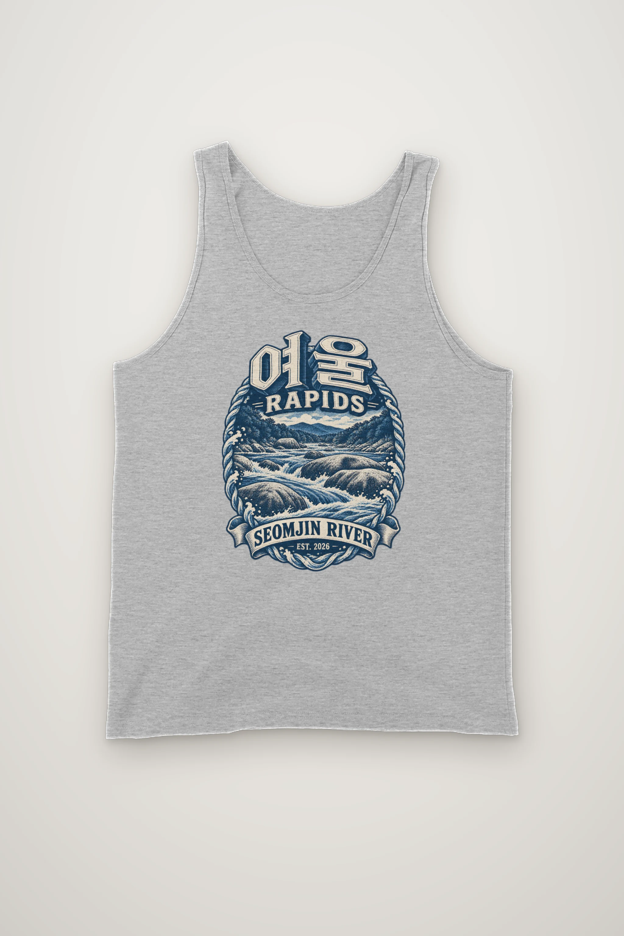 "Seomjin Rapids Crest" Unisex Jersey Tank