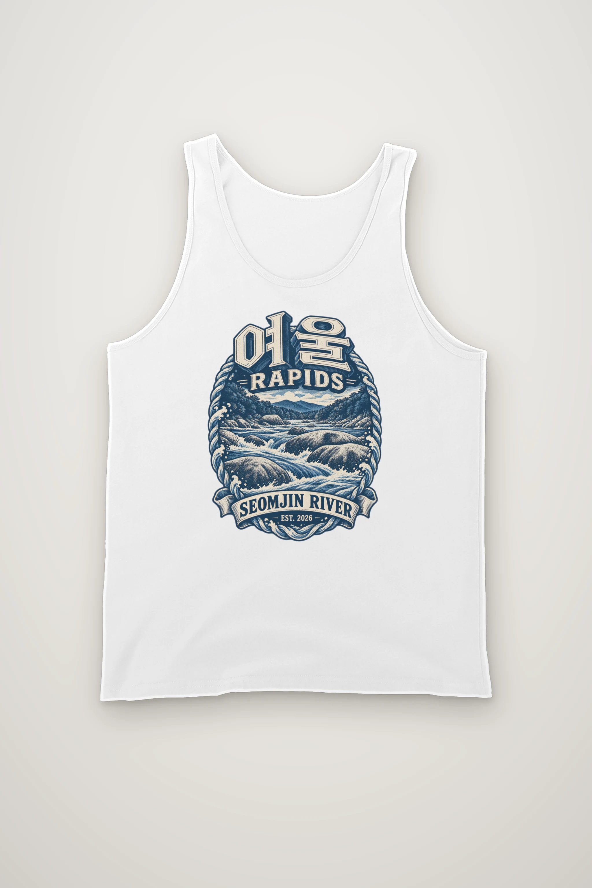 "Seomjin Rapids Crest" Unisex Jersey Tank