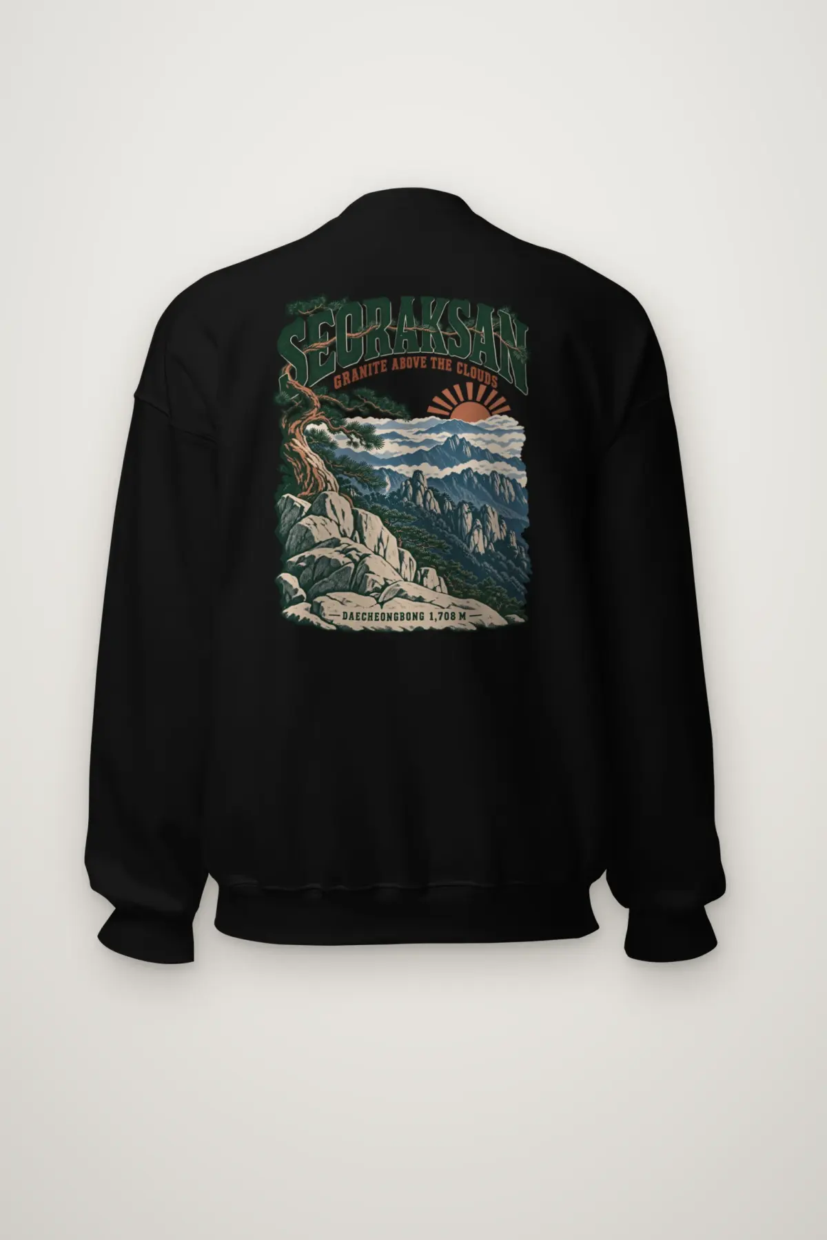 "Seoraksan Granite Above the Clouds" Heavy Blend Unisex Crewneck Sweatshirt