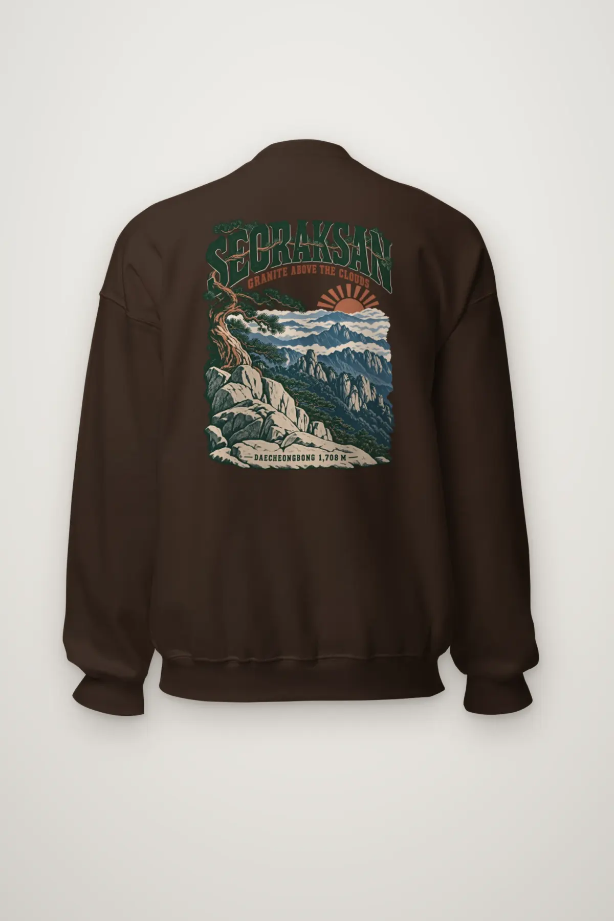 "Seoraksan Granite Above the Clouds" Heavy Blend Unisex Crewneck Sweatshirt
