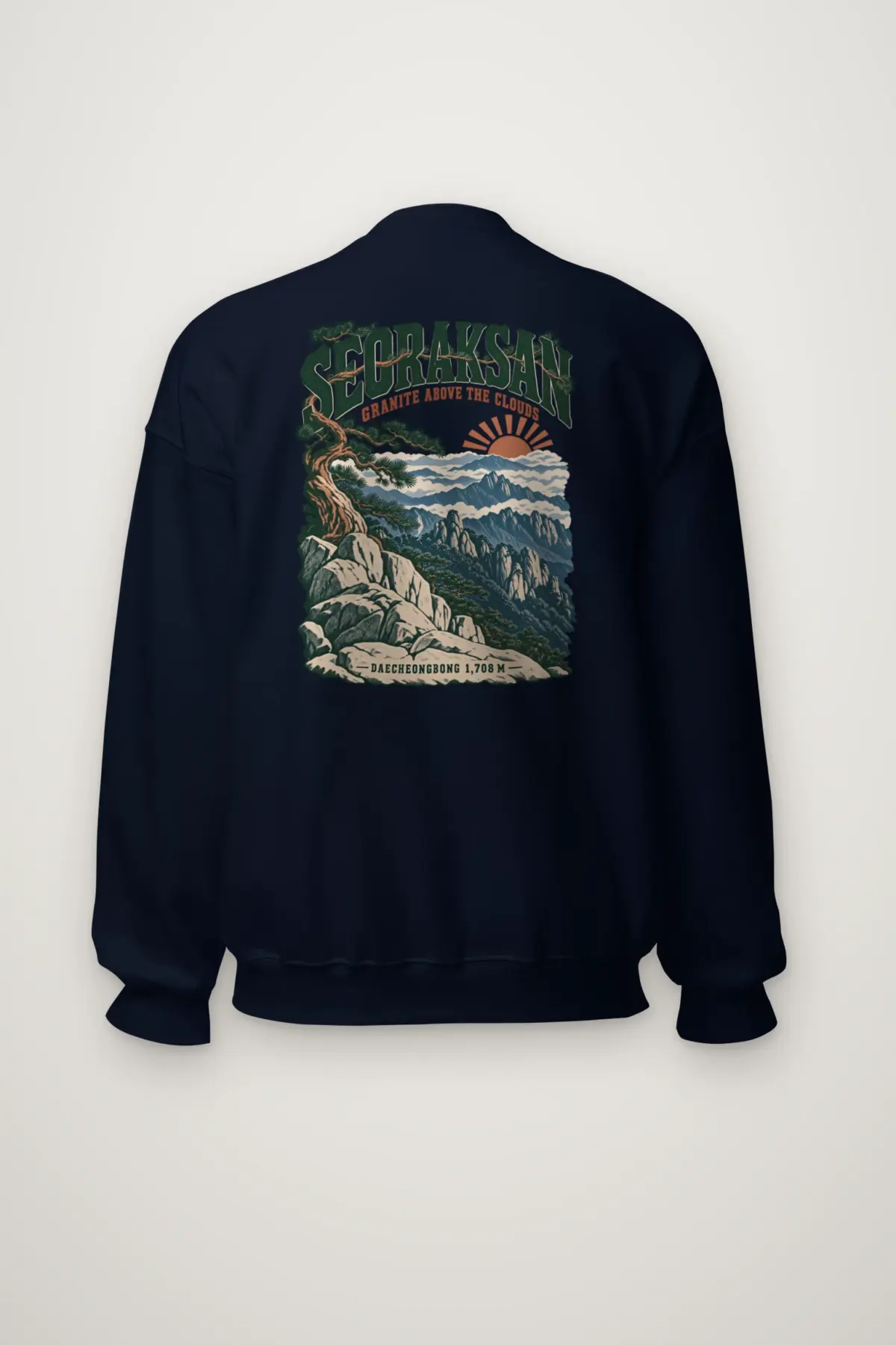 "Seoraksan Granite Above the Clouds" Heavy Blend Unisex Crewneck Sweatshirt