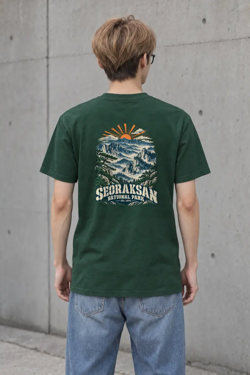 "Seoraksan National Park" Heavyweight Unisex Crewneck T-shirt