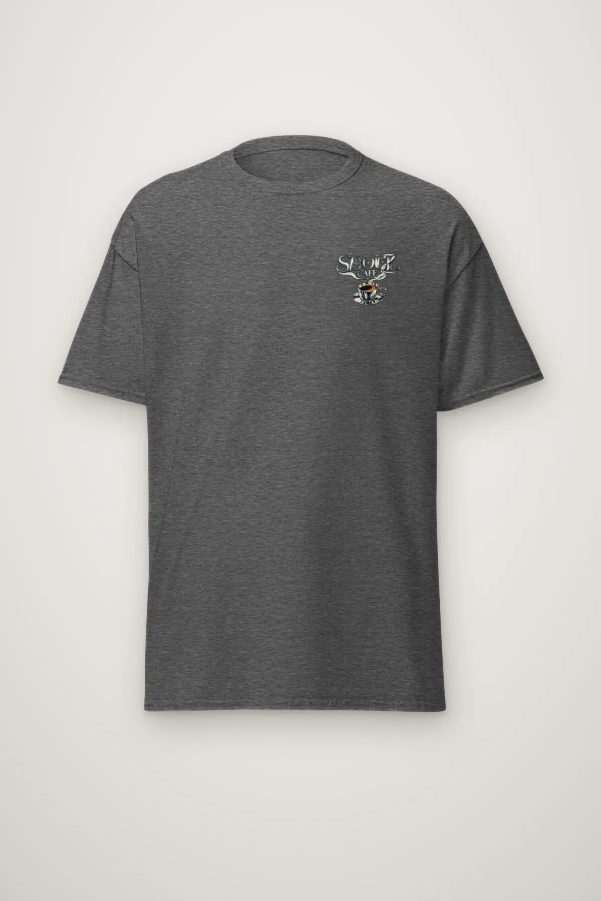 "SEOUL CAFÉ" Heavyweight Unisex Crewneck T-shirt