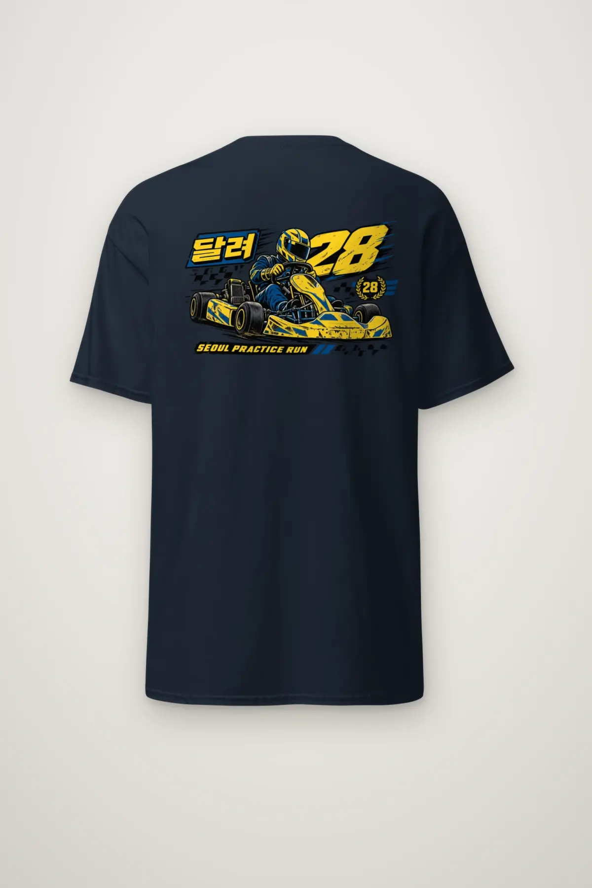 "Seoul Practice Run 28" Heavyweight Unisex Crewneck T-shirt