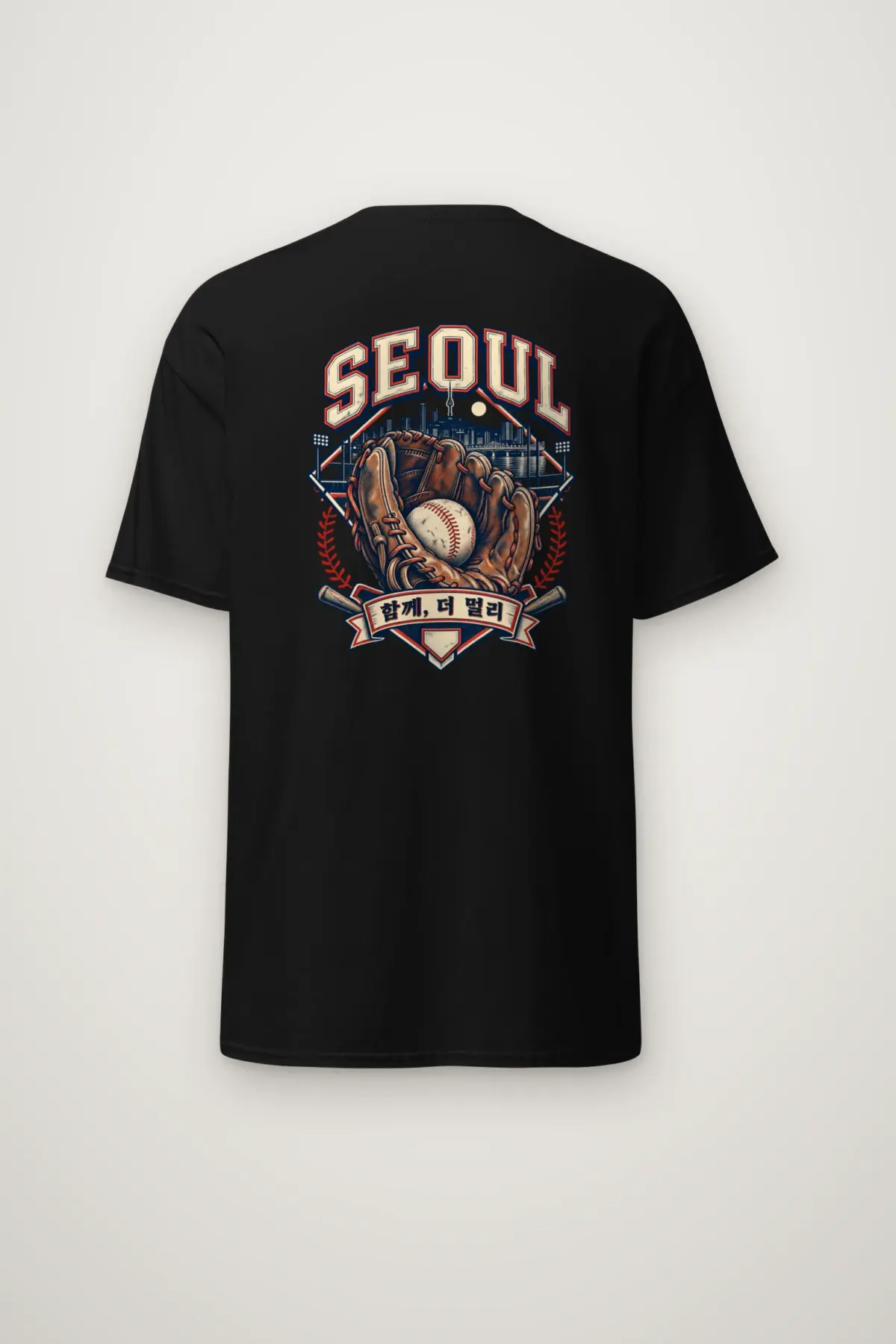 "Seoul Together, Further" Heavyweight Unisex Crewneck T-shirt