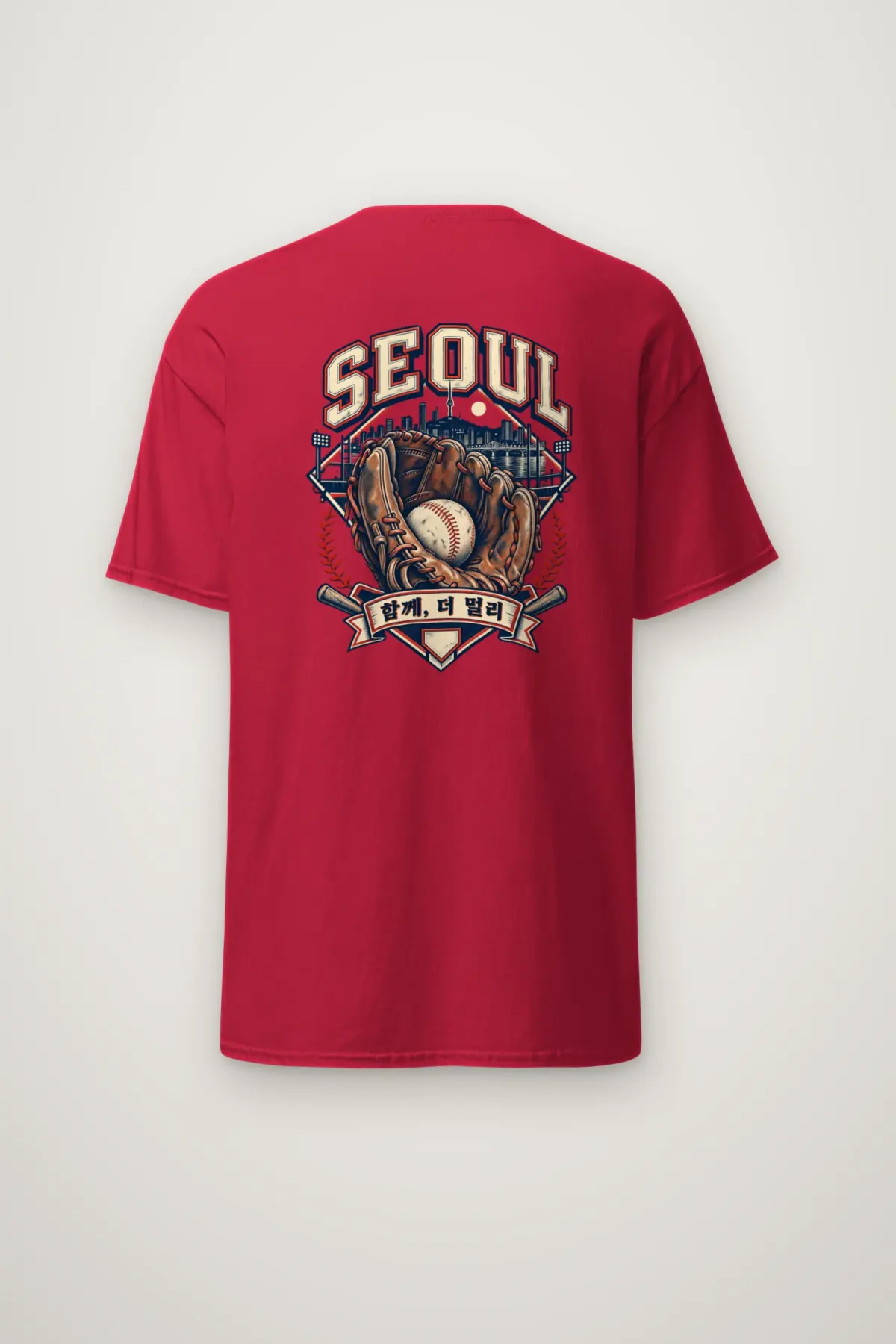 "Seoul Together, Further" Heavyweight Unisex Crewneck T-shirt