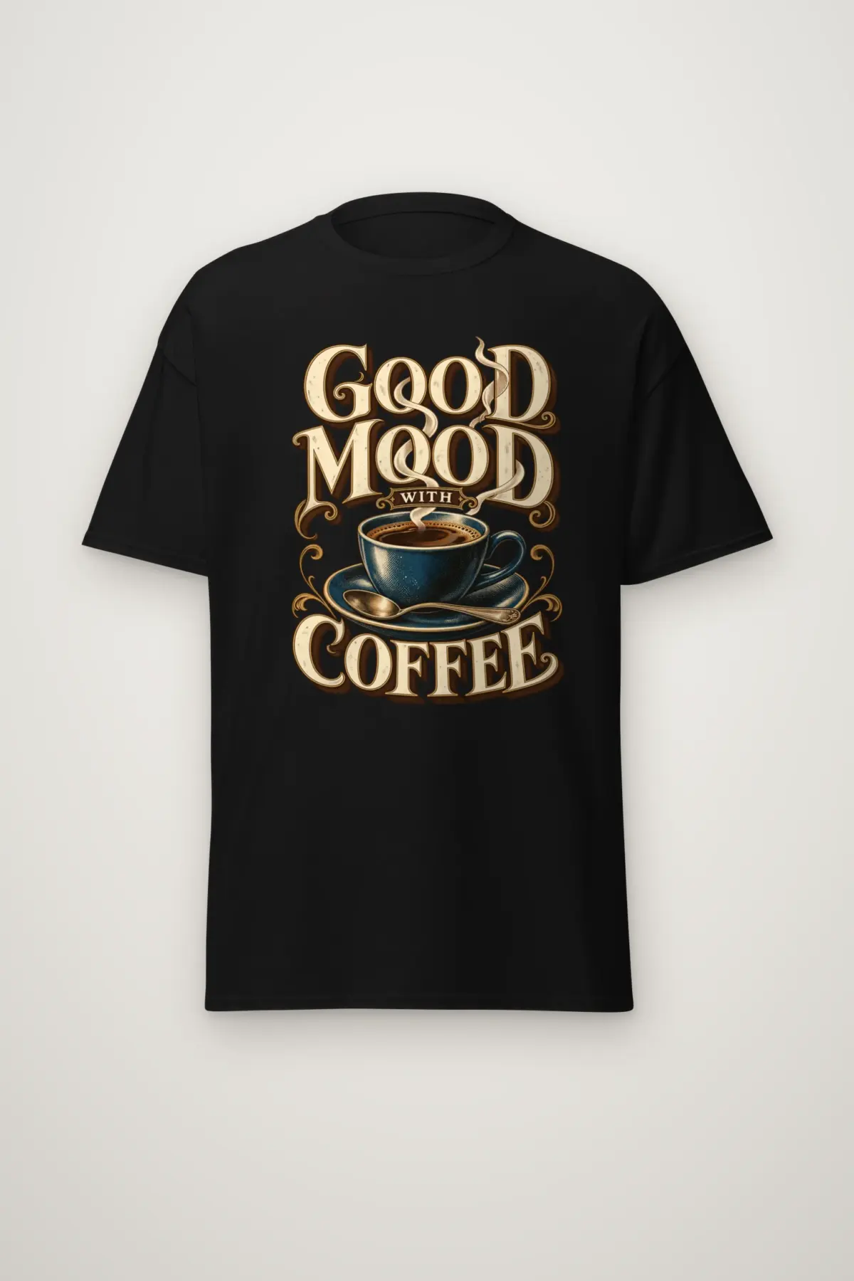 "Serif Coffee Club" Heavyweight Unisex Crewneck T-shirt