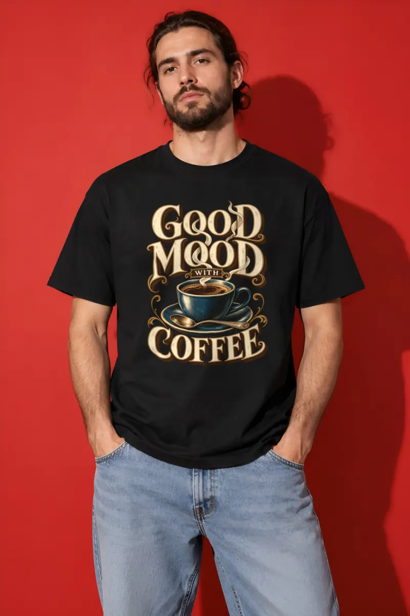 "Serif Coffee Club" Heavyweight Unisex Crewneck T-shirt