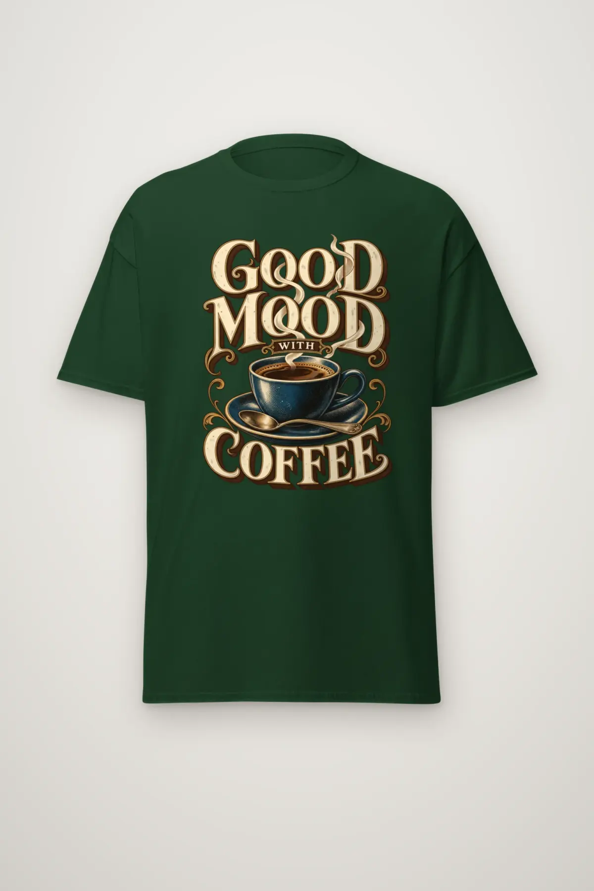 "Serif Coffee Club" Heavyweight Unisex Crewneck T-shirt