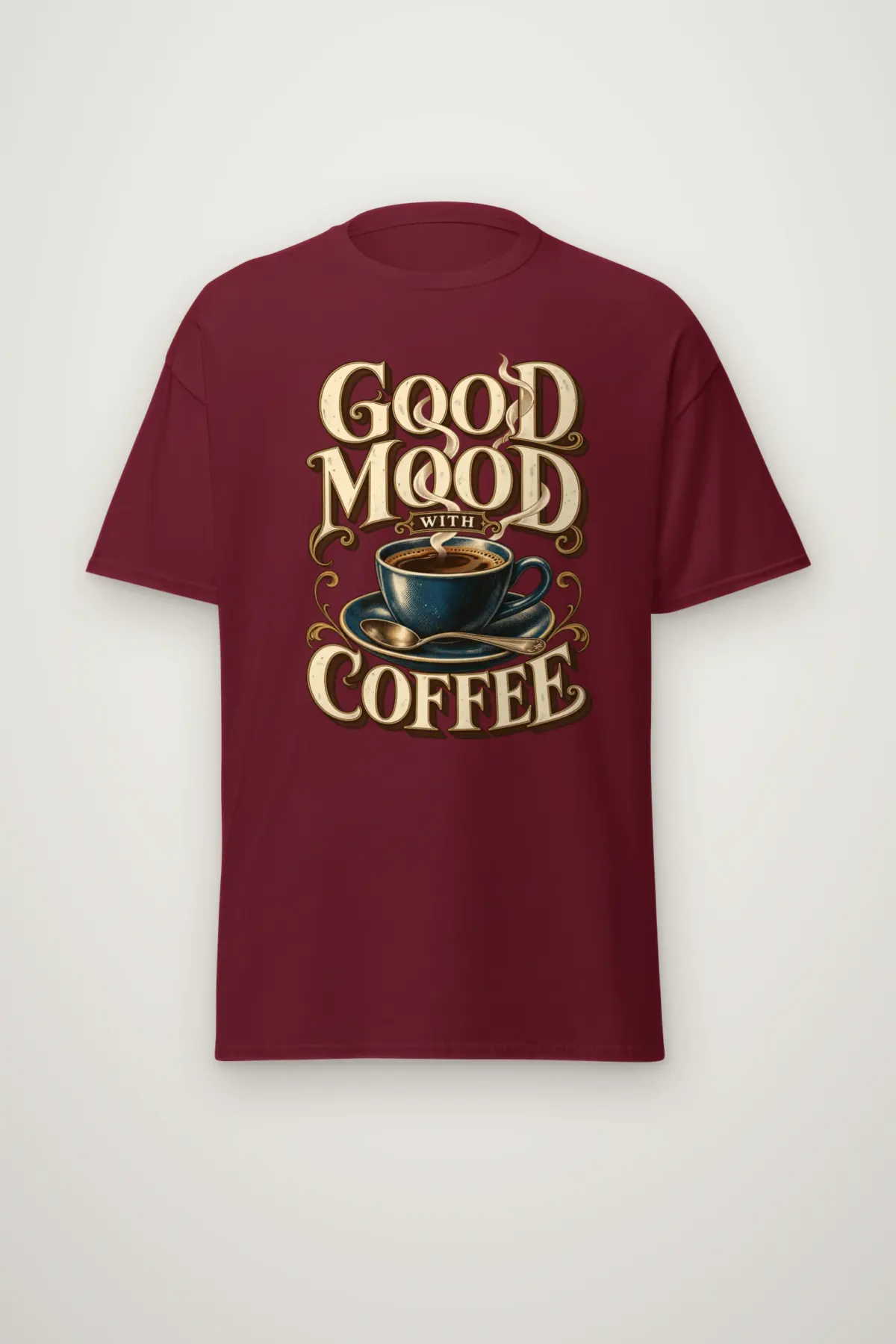 "Serif Coffee Club" Heavyweight Unisex Crewneck T-shirt