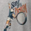 "Serve Up a Problem" Heavyweight Unisex Crewneck T-shirt