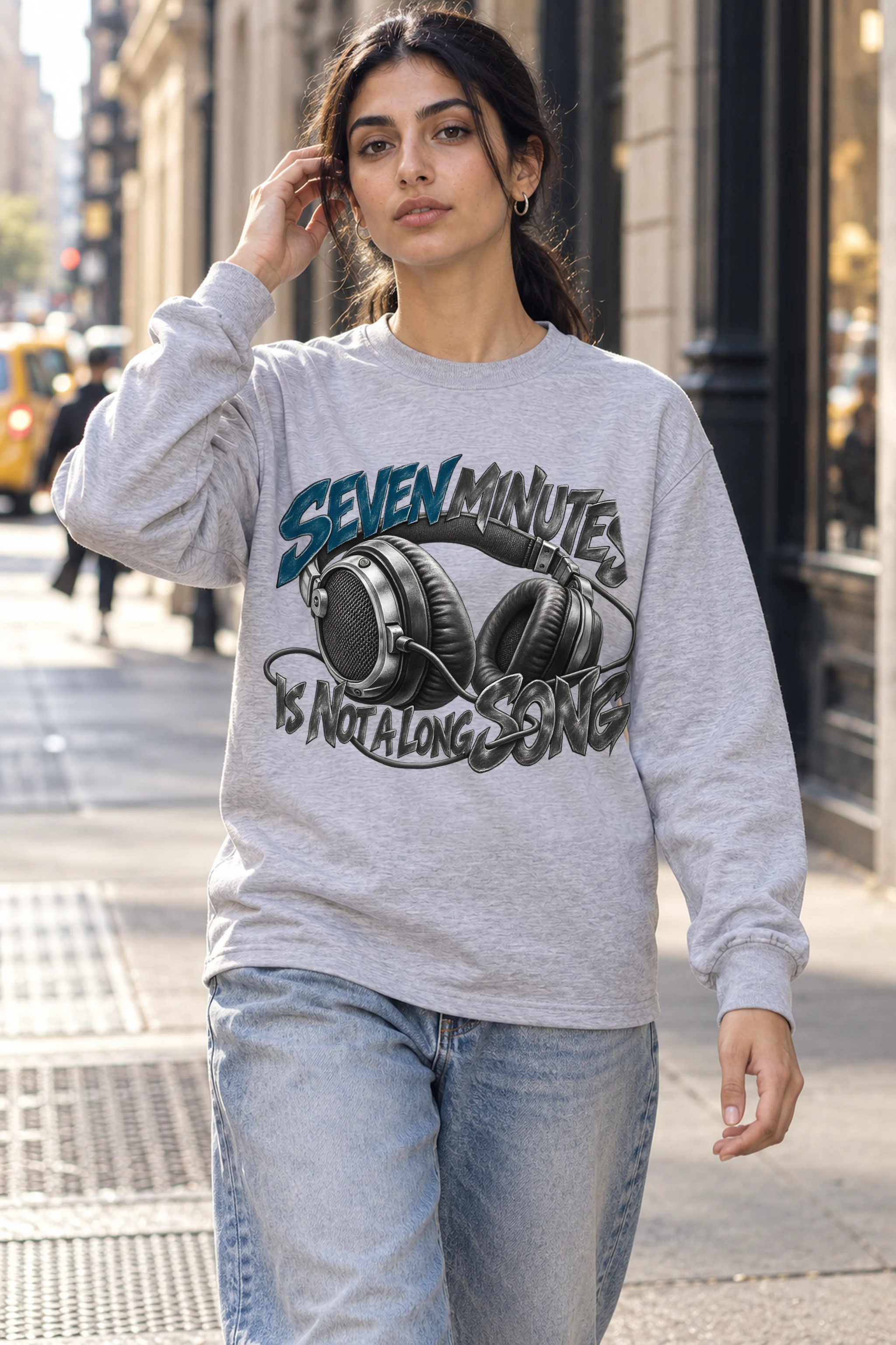 "Seven Minutes Is Not a Long Song" Unisex Longsleeve T-shirt