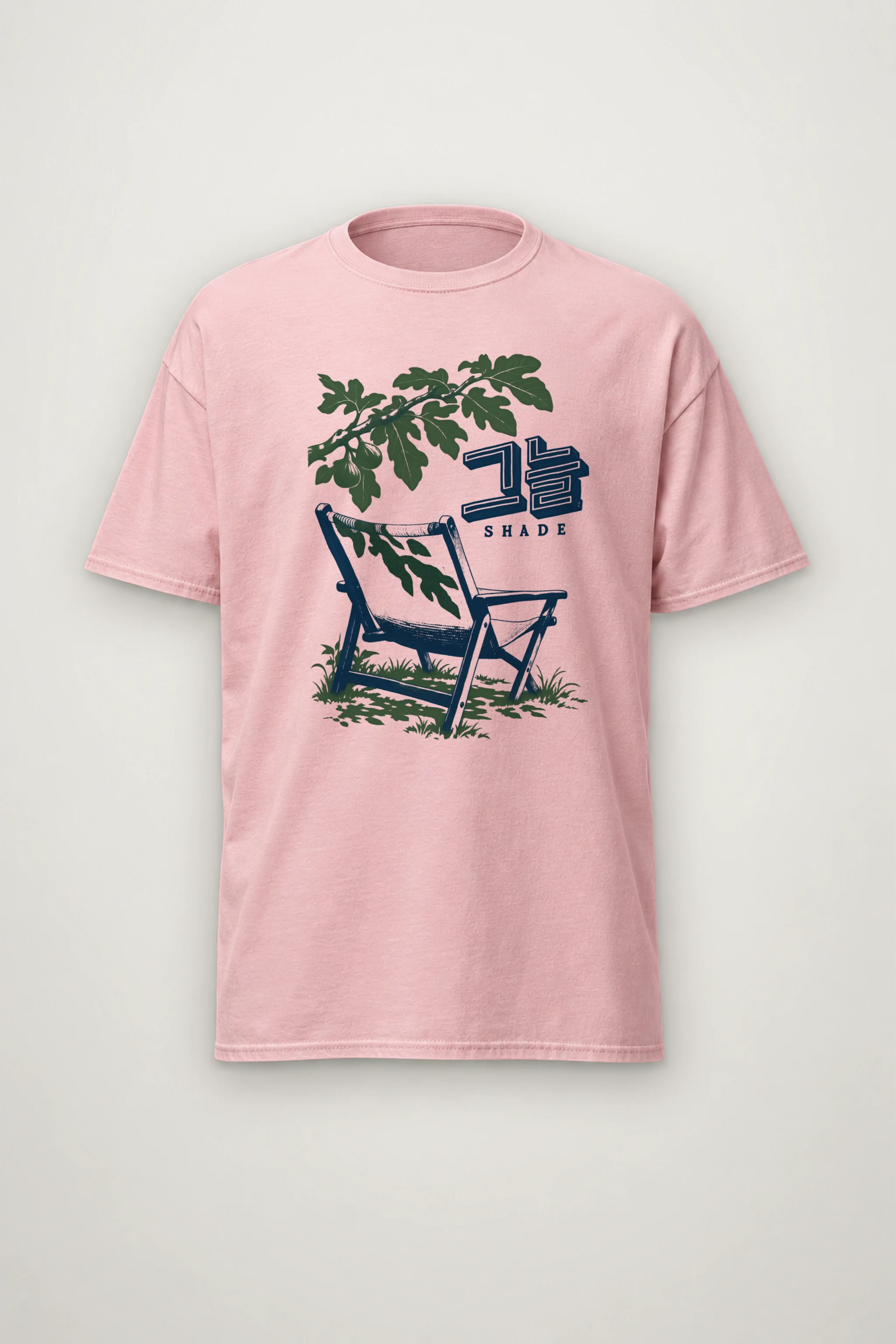 "Shade 그늘" Heavyweight Unisex Crewneck T-shirt