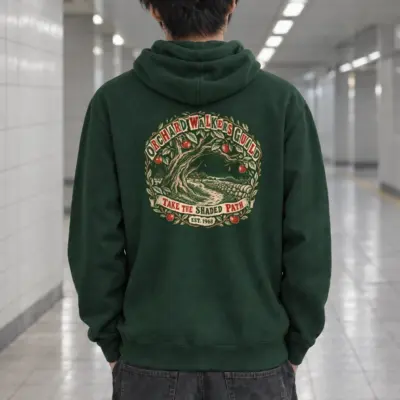 "Shaded Orchard Emblem" Heavy Blend Unisex Pullover Hoodie