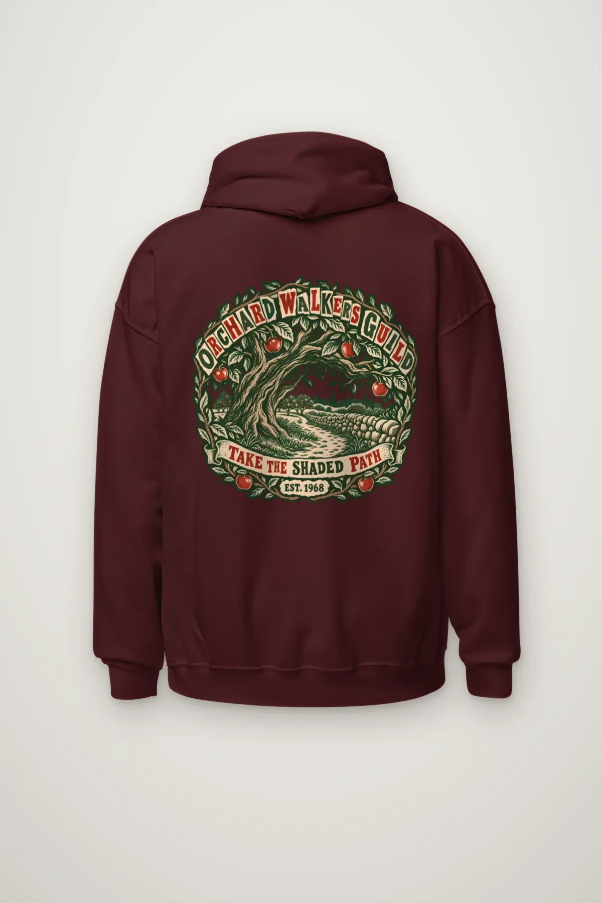 "Shaded Orchard Emblem" Heavy Blend Unisex Pullover Hoodie