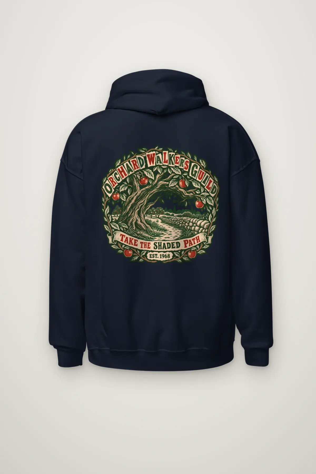 "Shaded Orchard Emblem" Heavy Blend Unisex Pullover Hoodie