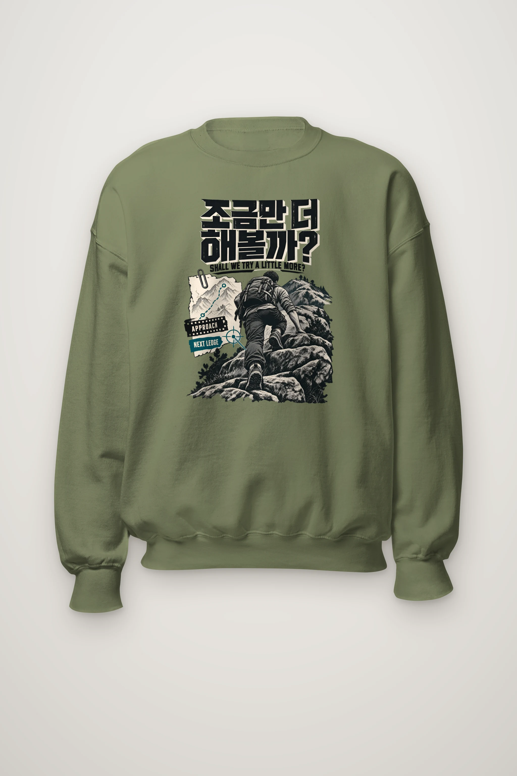 "Shall We Try a Little More" Heavy Blend Unisex Crewneck Sweatshirt