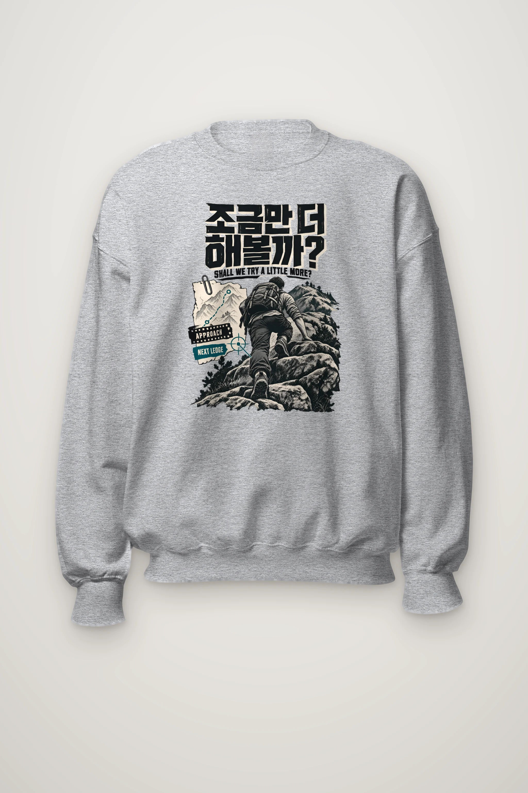 "Shall We Try a Little More" Heavy Blend Unisex Crewneck Sweatshirt