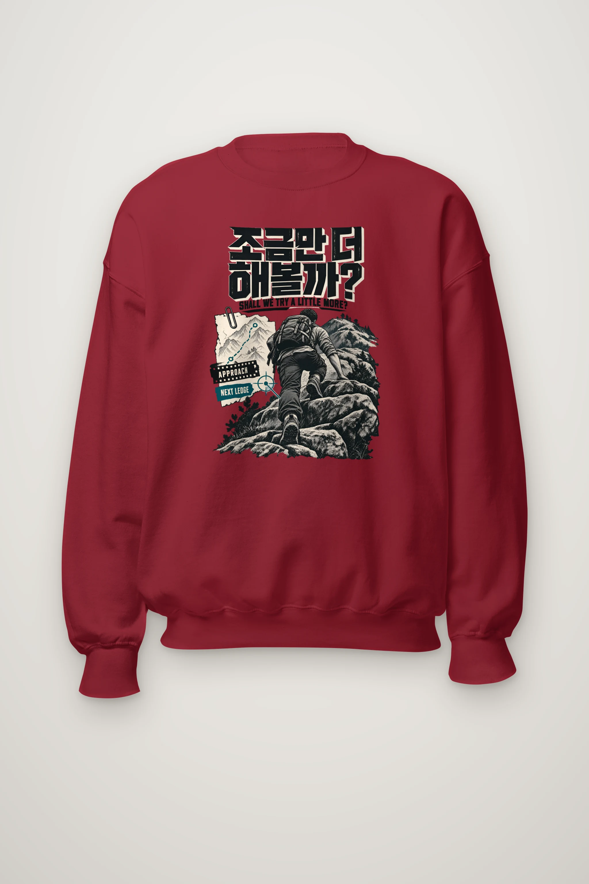 "Shall We Try a Little More" Heavy Blend Unisex Crewneck Sweatshirt