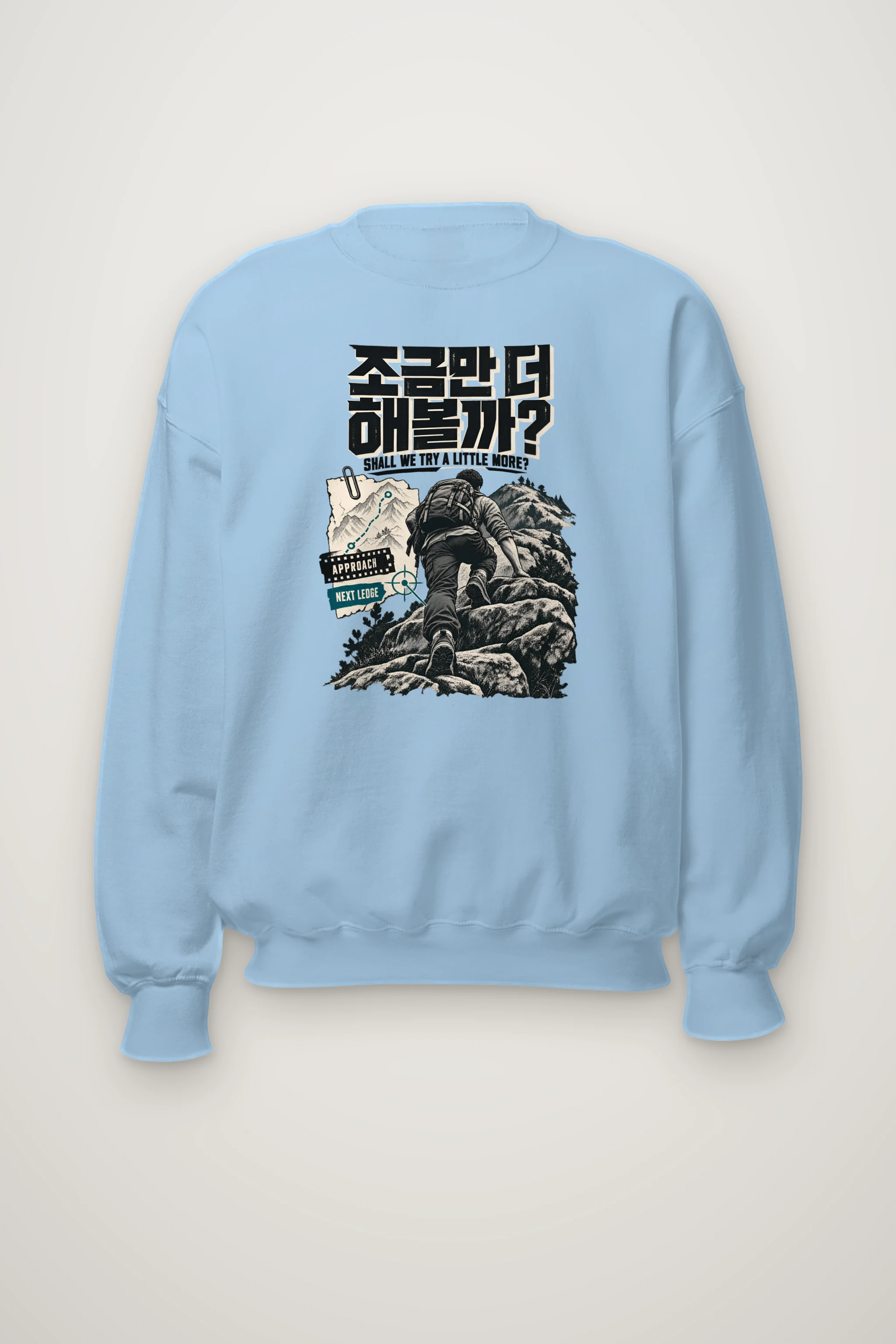 "Shall We Try a Little More" Heavy Blend Unisex Crewneck Sweatshirt