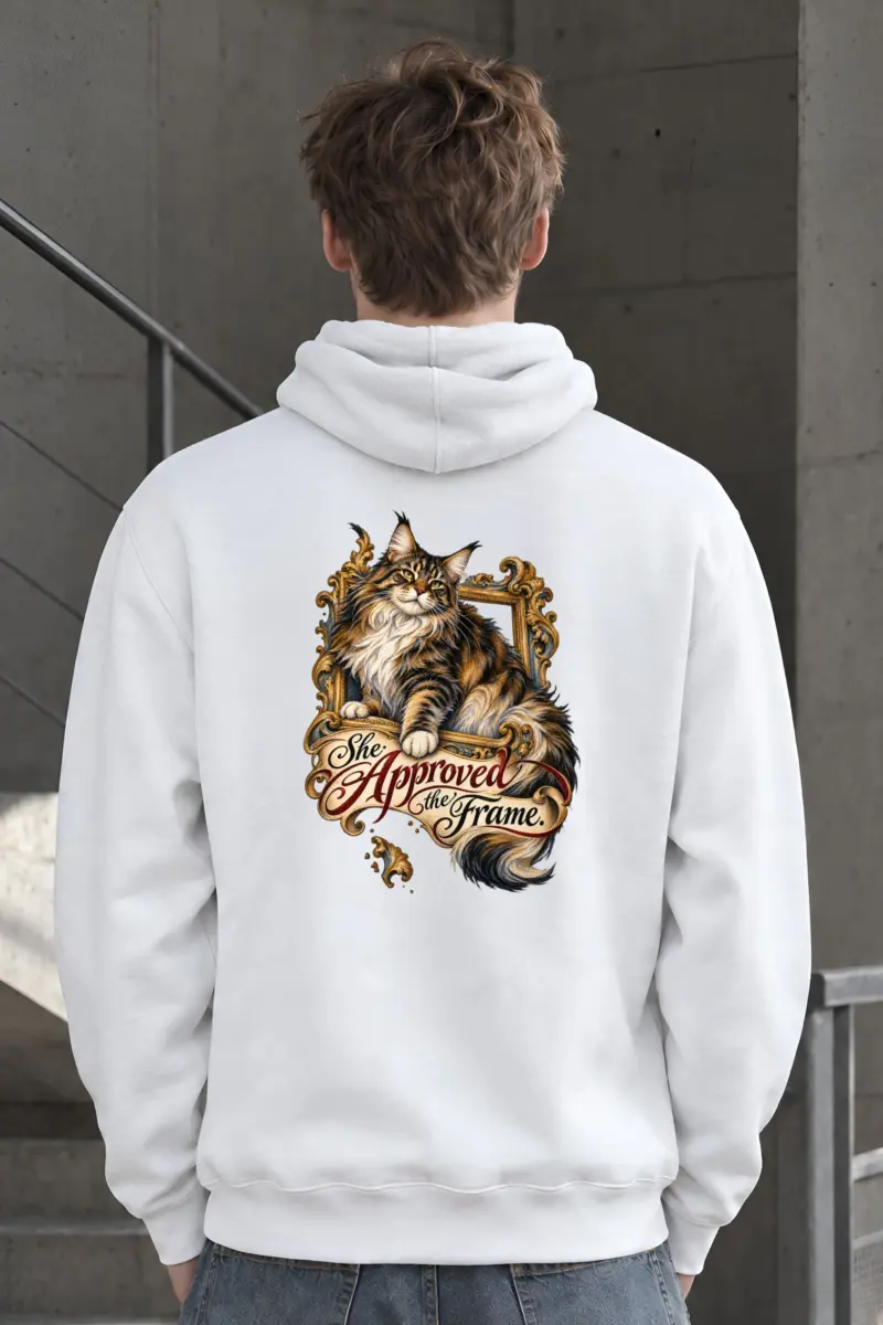 “She Approved The Frame” Unisex Pullover Hoodie