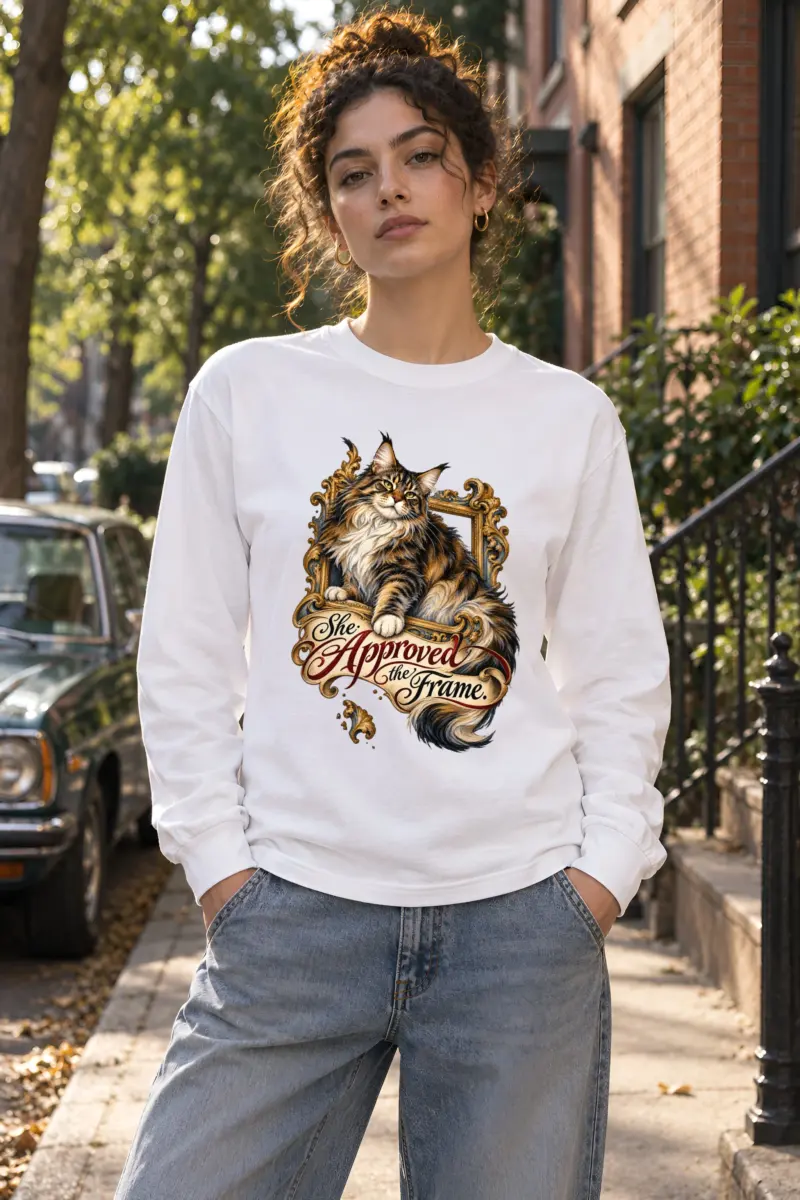 "She Approved the Frame" Unisex Longsleeve T-shirt