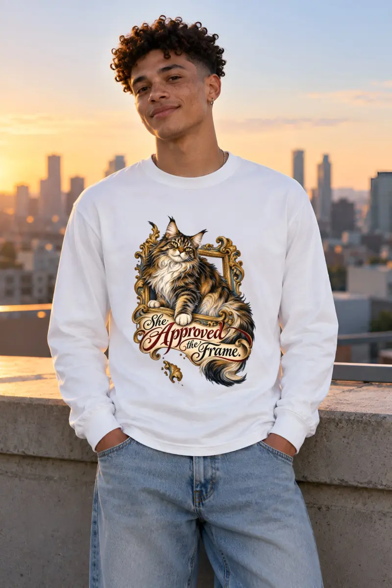 "She Approved the Frame" Unisex Longsleeve T-shirt