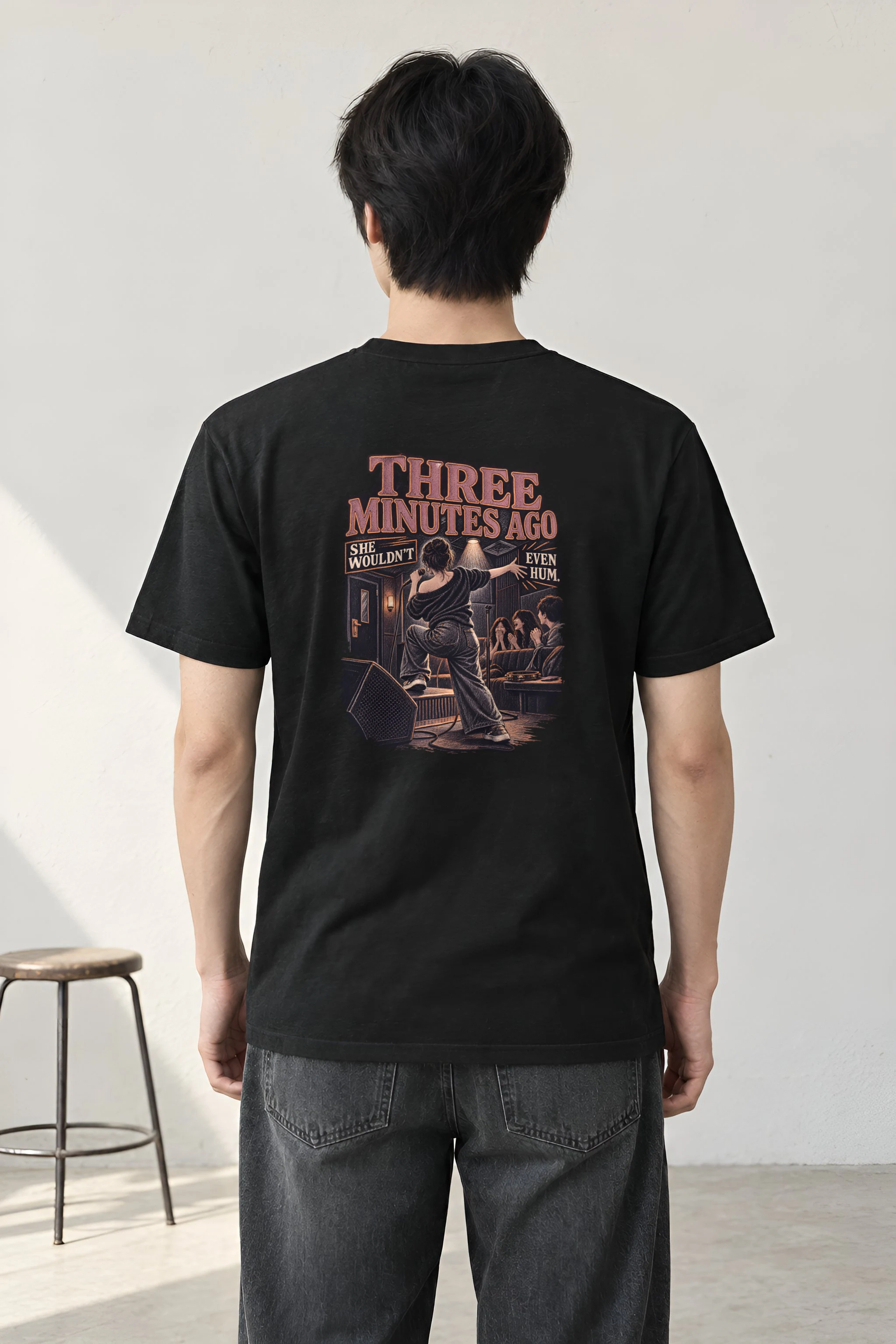 "She Wouldn't Even Hum" Heavyweight Unisex Crewneck T-shirt
