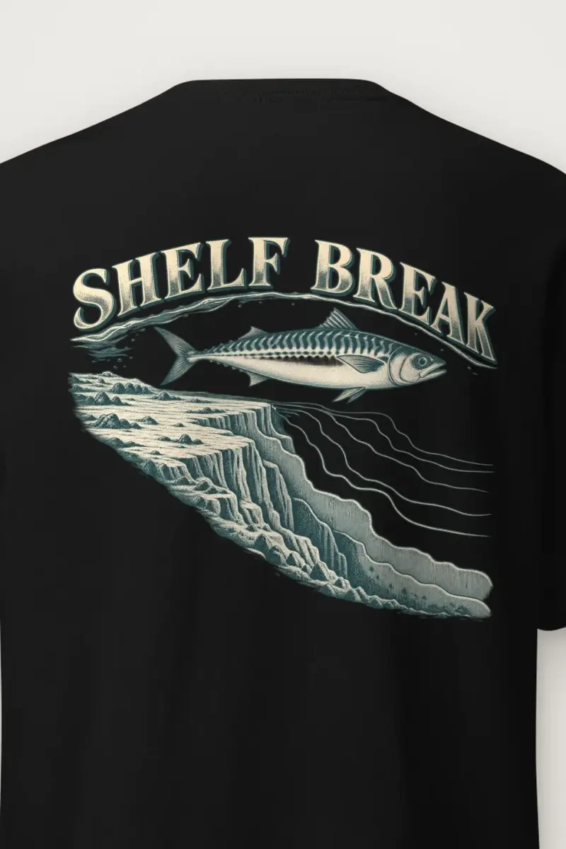 "Shelf Break" Heavyweight Unisex Crewneck T-shirt