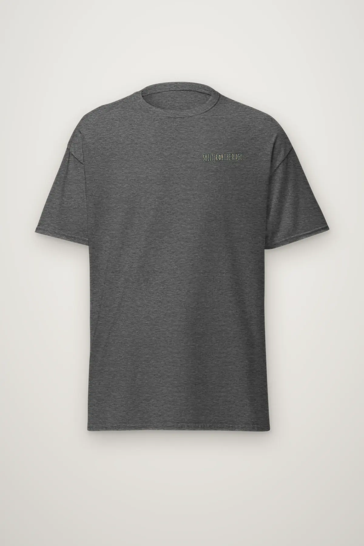 "Shelter on the Ridge" Heavyweight Unisex Crewneck T-shirt