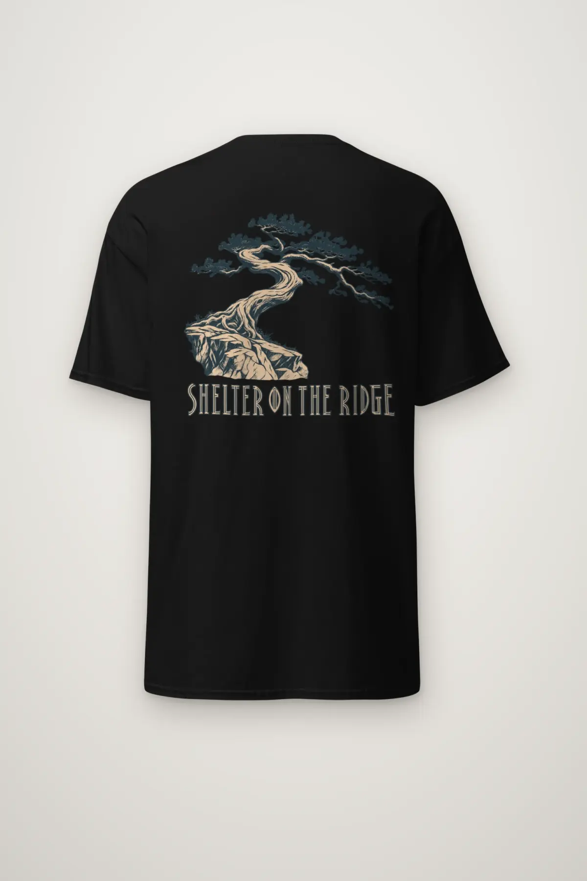 "Shelter on the Ridge" Heavyweight Unisex Crewneck T-shirt