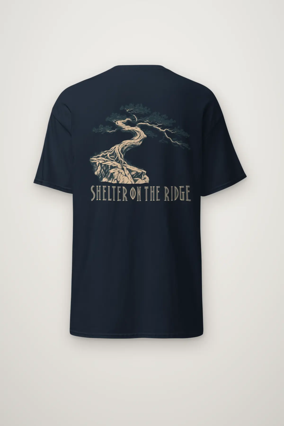 "Shelter on the Ridge" Heavyweight Unisex Crewneck T-shirt