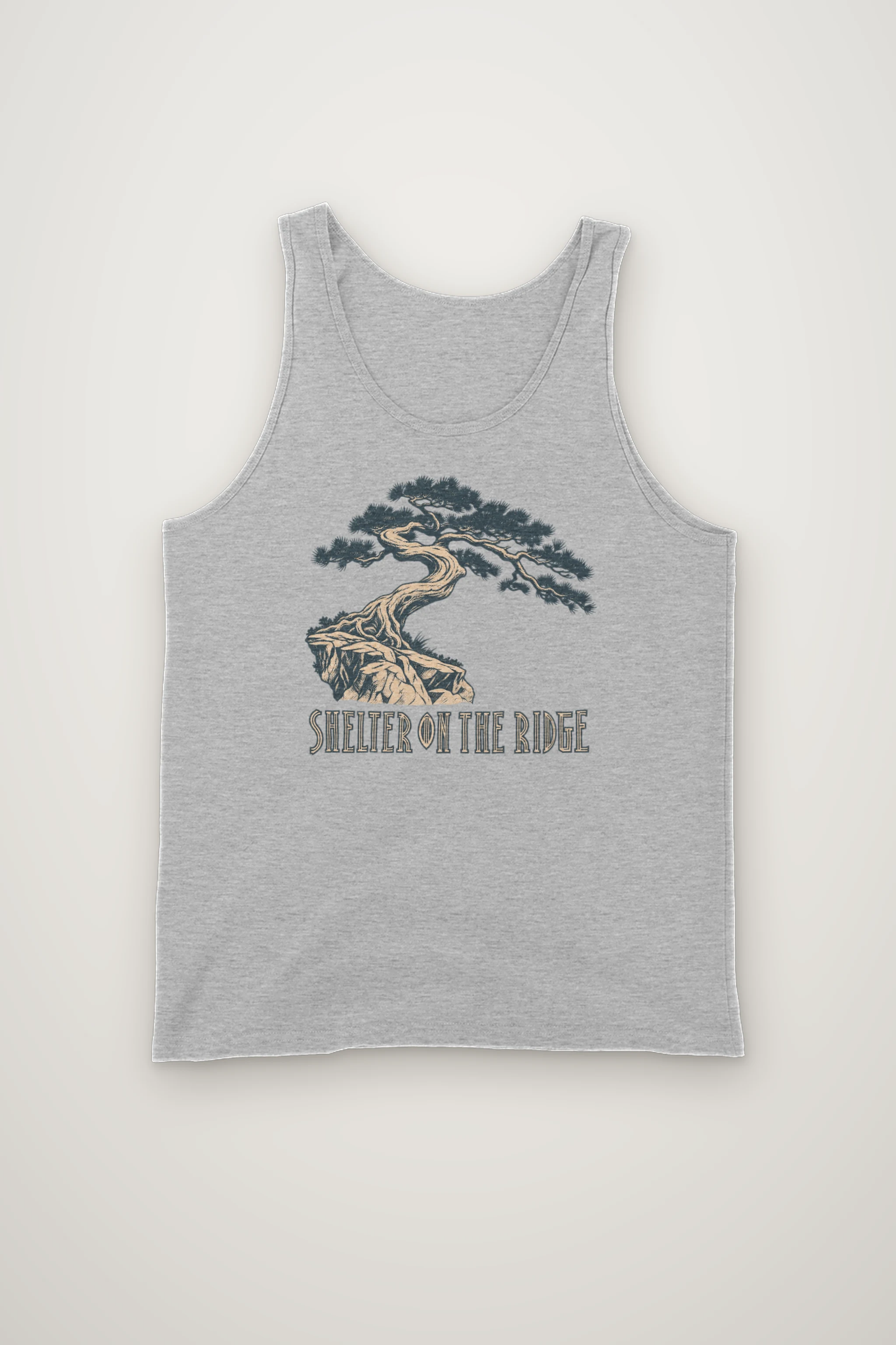 "Shelter on the Ridge" Unisex Jersey Tank