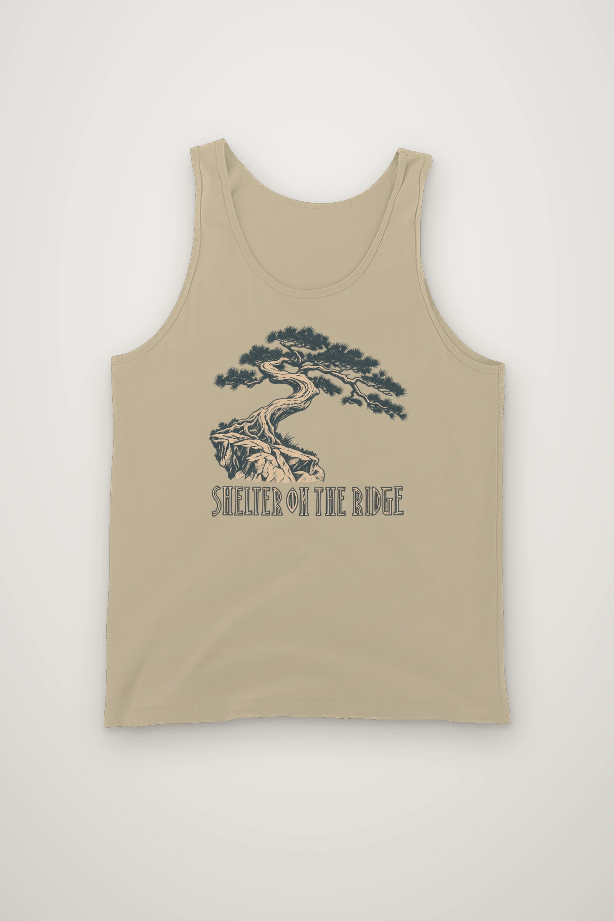 "Shelter on the Ridge" Unisex Jersey Tank