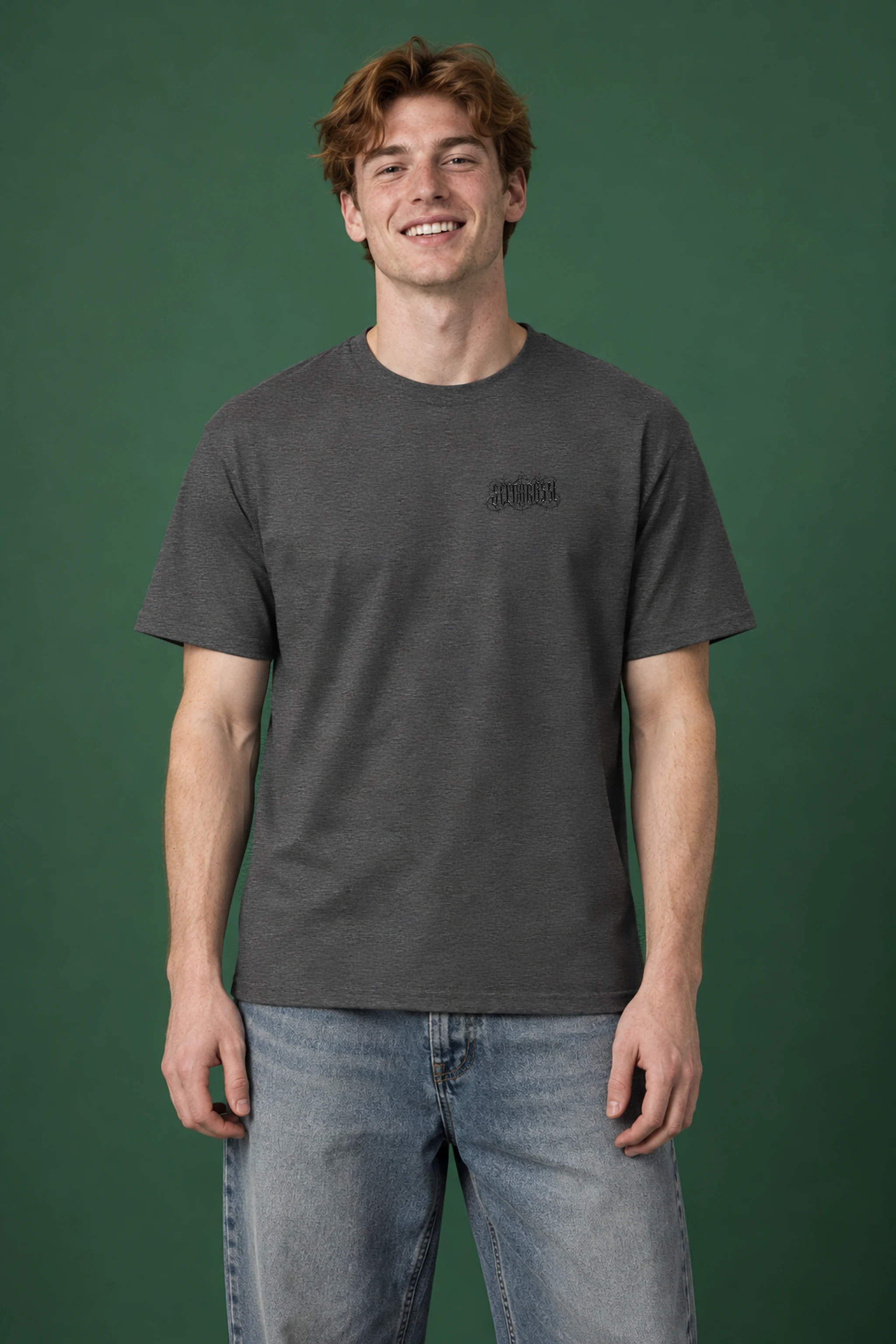 "Shelter the Rose Until the Wind Passes" Heavyweight Unisex Crewneck T-shirt