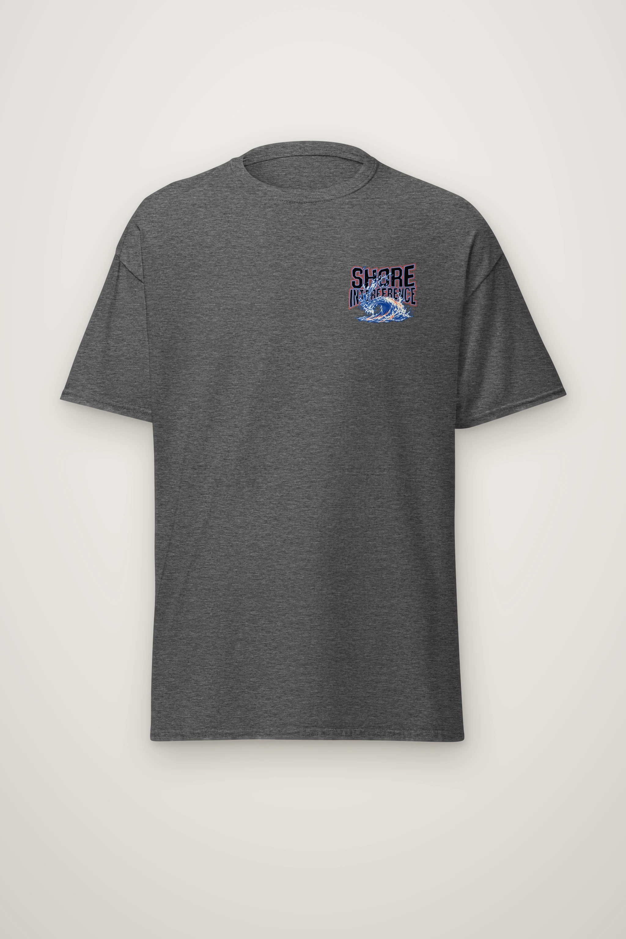 "Shore Interference" Heavyweight Unisex Crewneck T-shirt