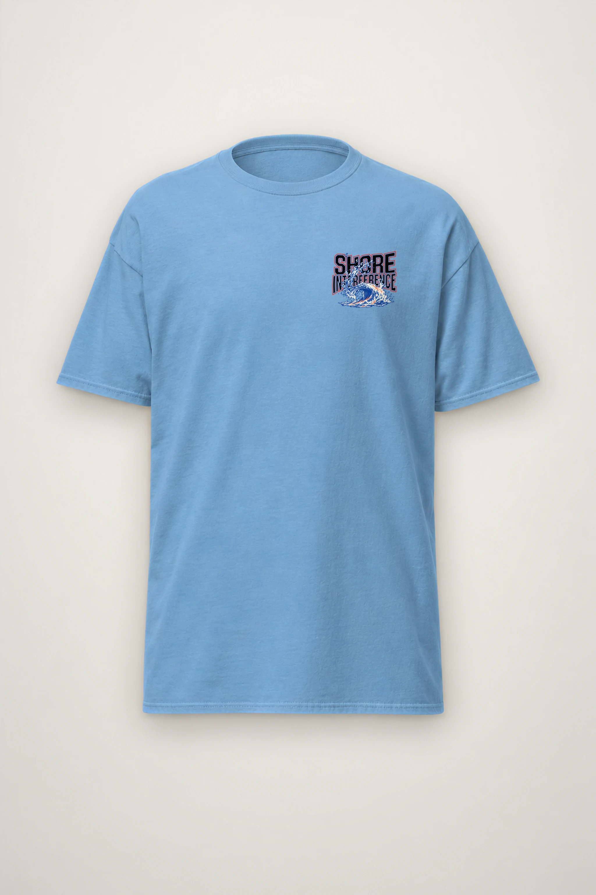 "Shore Interference" Heavyweight Unisex Crewneck T-shirt
