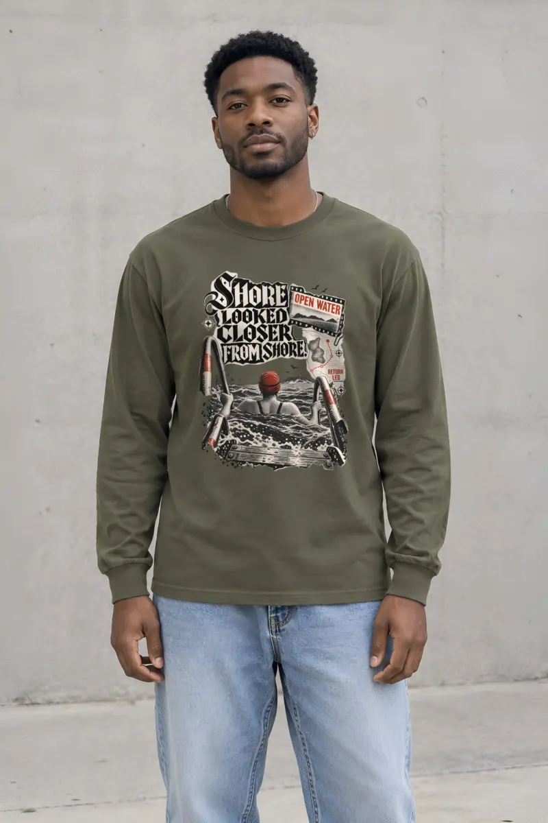 "Shore Looked Closer From Shore" Unisex Longsleeve T-shirt