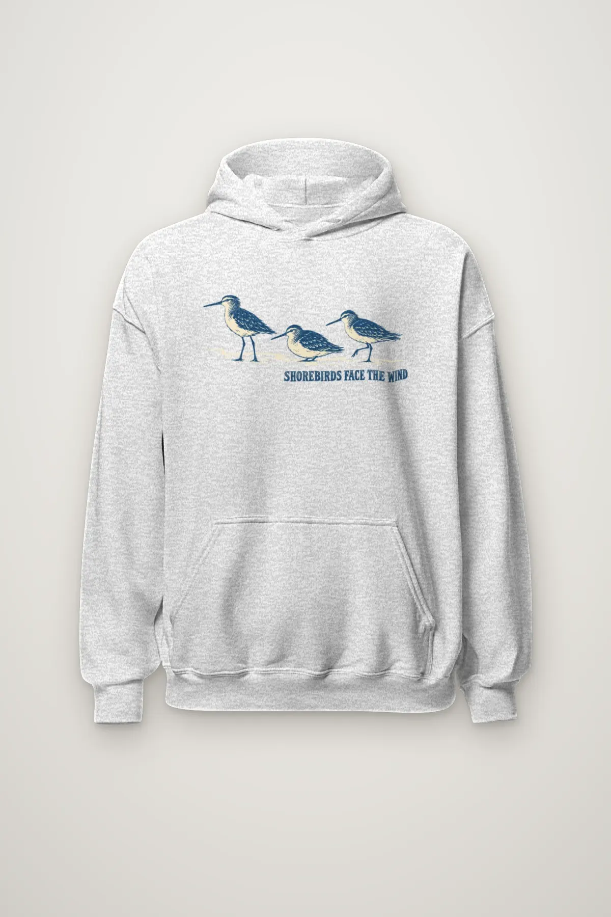 "Shorebirds Face the Wind" Heavy Blend Unisex Pullover Hoodie