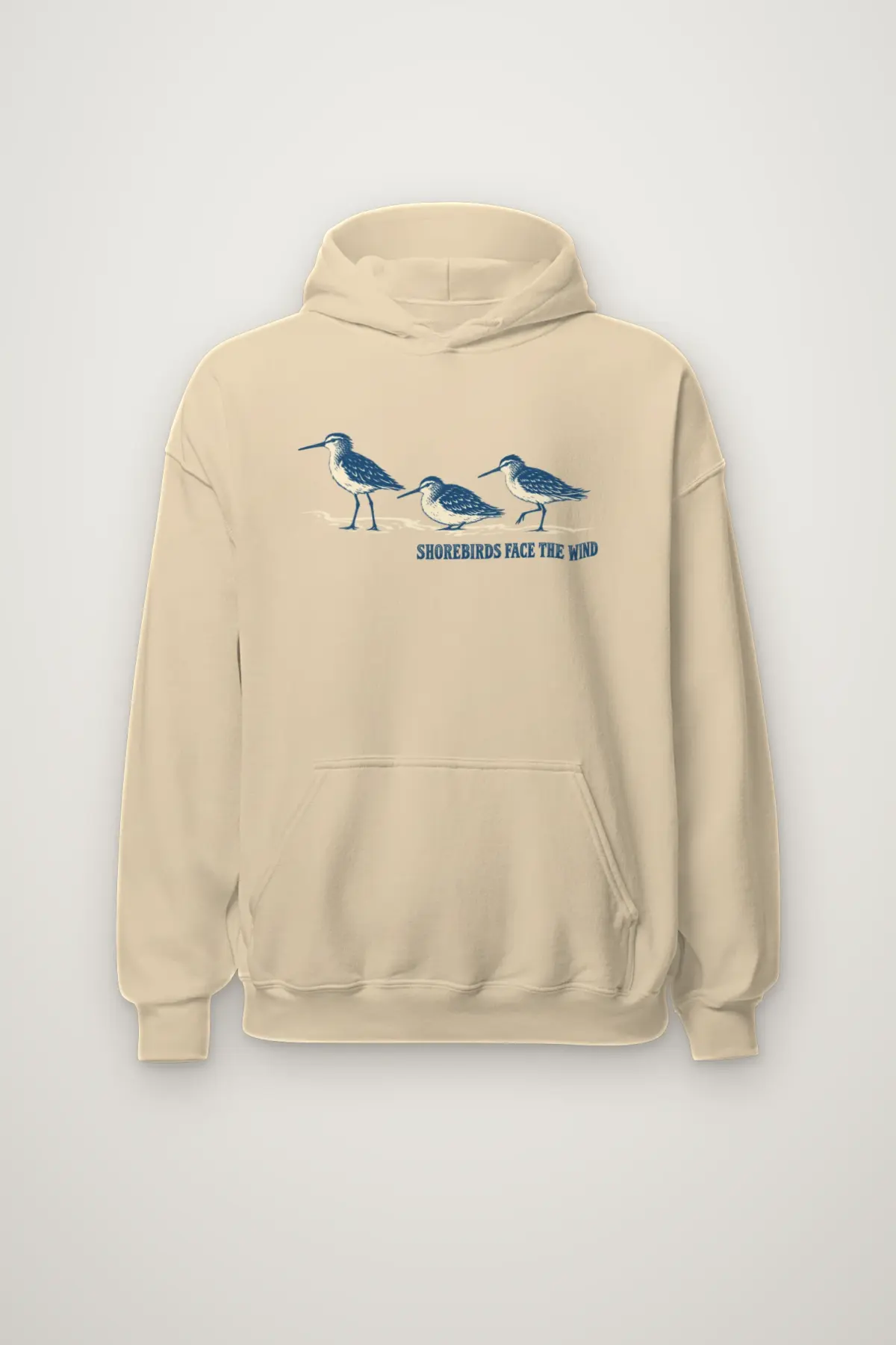 "Shorebirds Face the Wind" Heavy Blend Unisex Pullover Hoodie