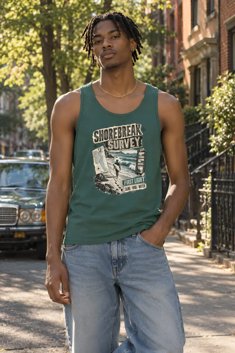 "Shorebreak Survey" Unisex Jersey Tank