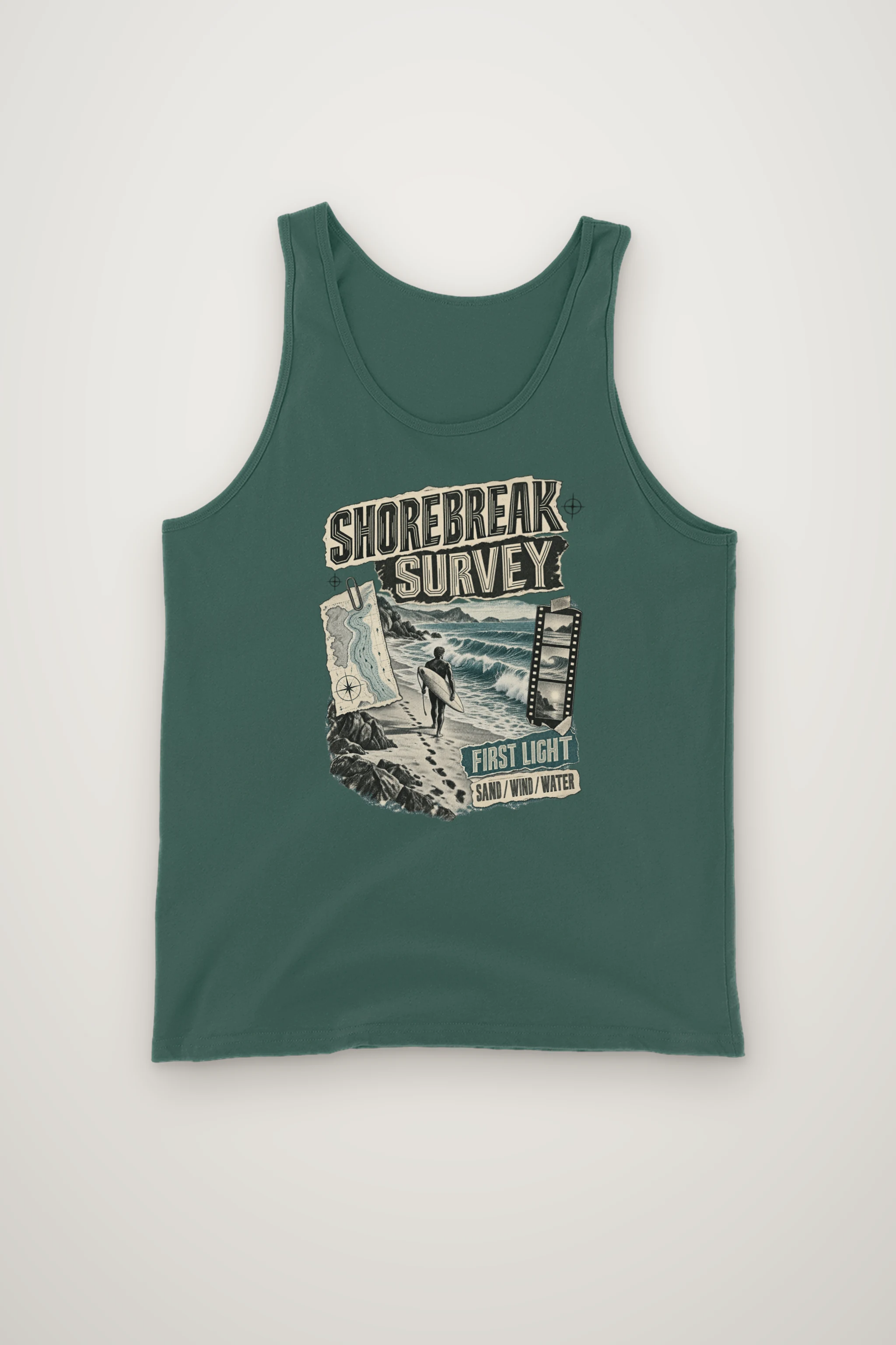 "Shorebreak Survey" Unisex Jersey Tank