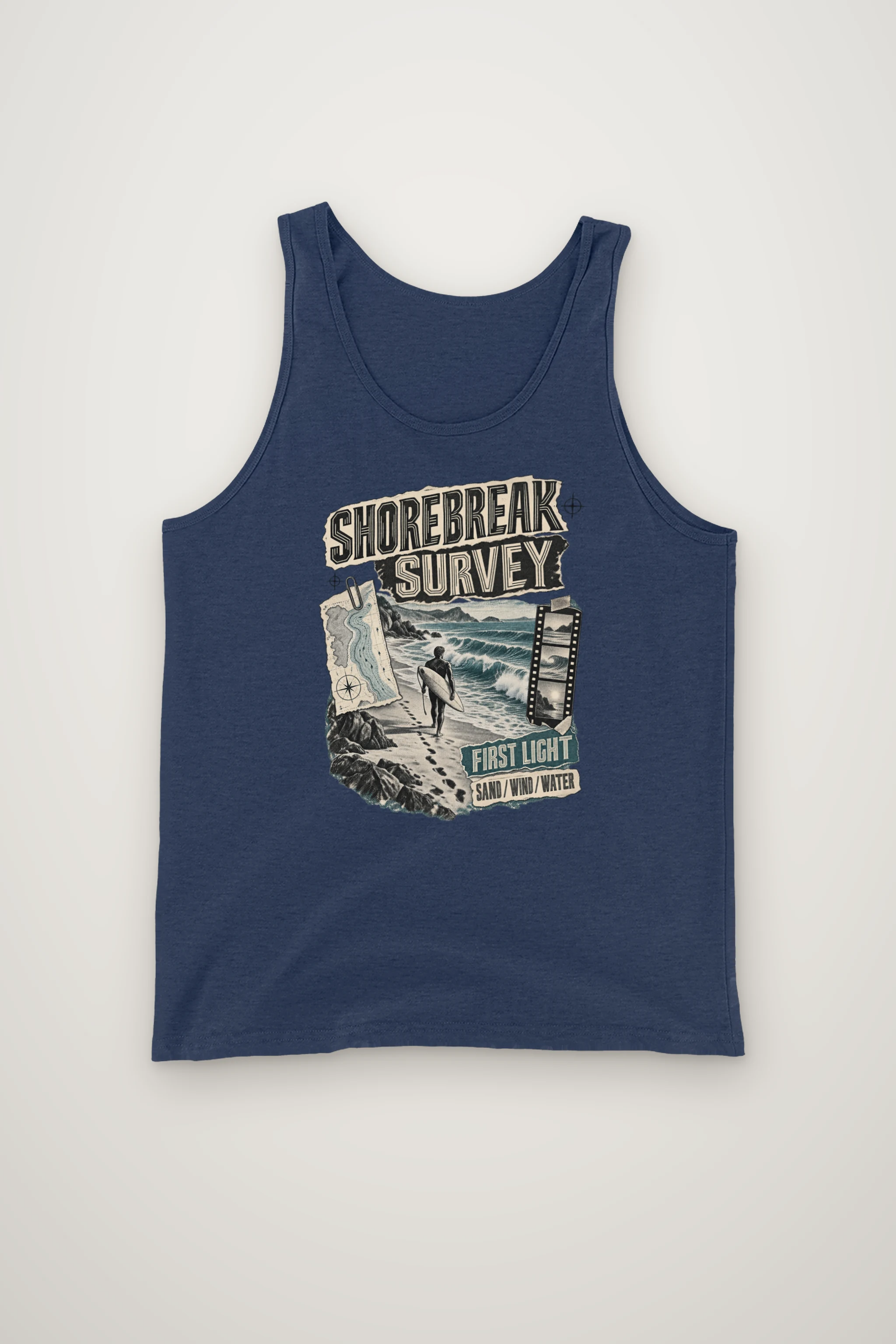 "Shorebreak Survey" Unisex Jersey Tank