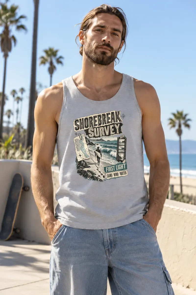 "Shorebreak Survey" Unisex Jersey Tank