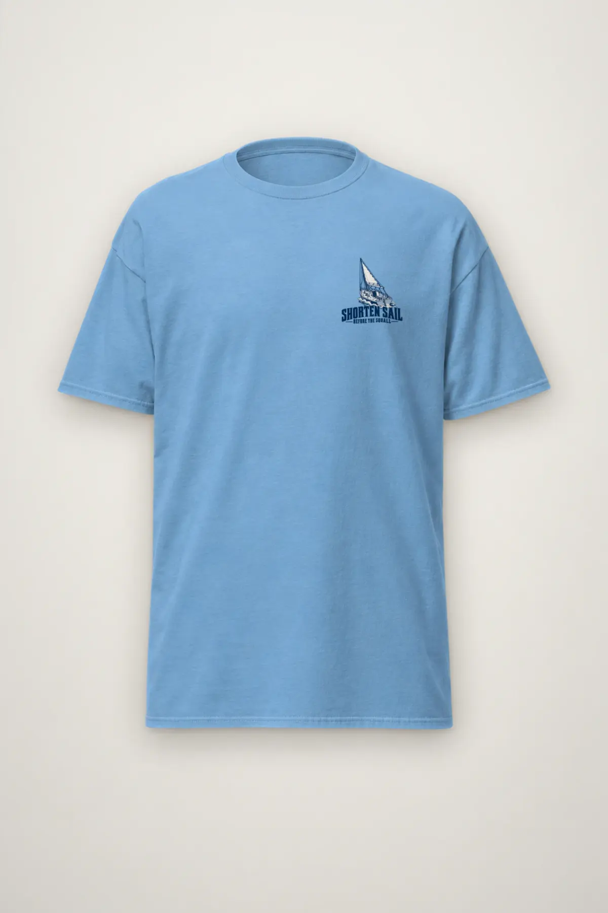 "Shorten Sail Before the Squall" Heavyweight Unisex Crewneck T-shirt
