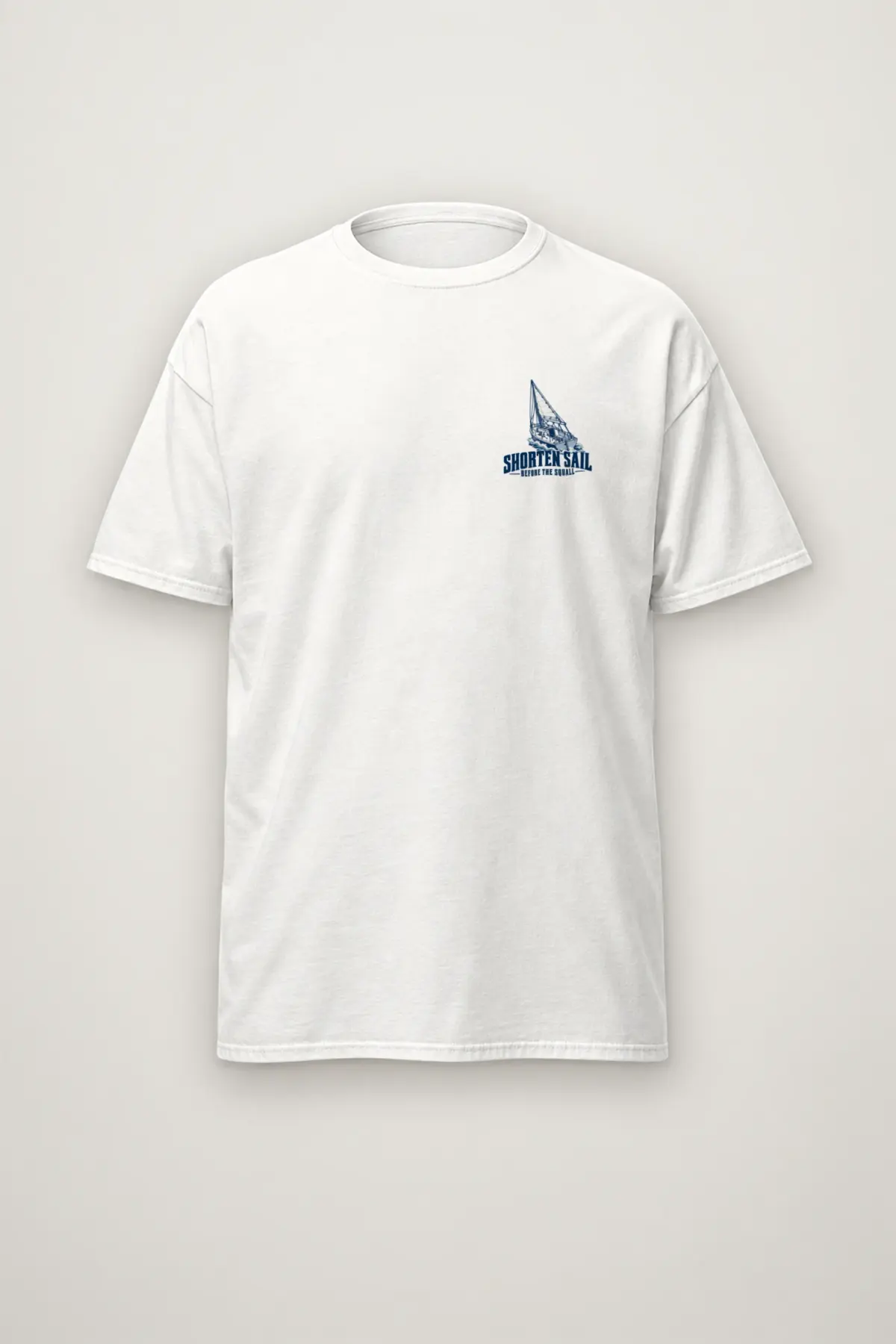 "Shorten Sail Before the Squall" Heavyweight Unisex Crewneck T-shirt
