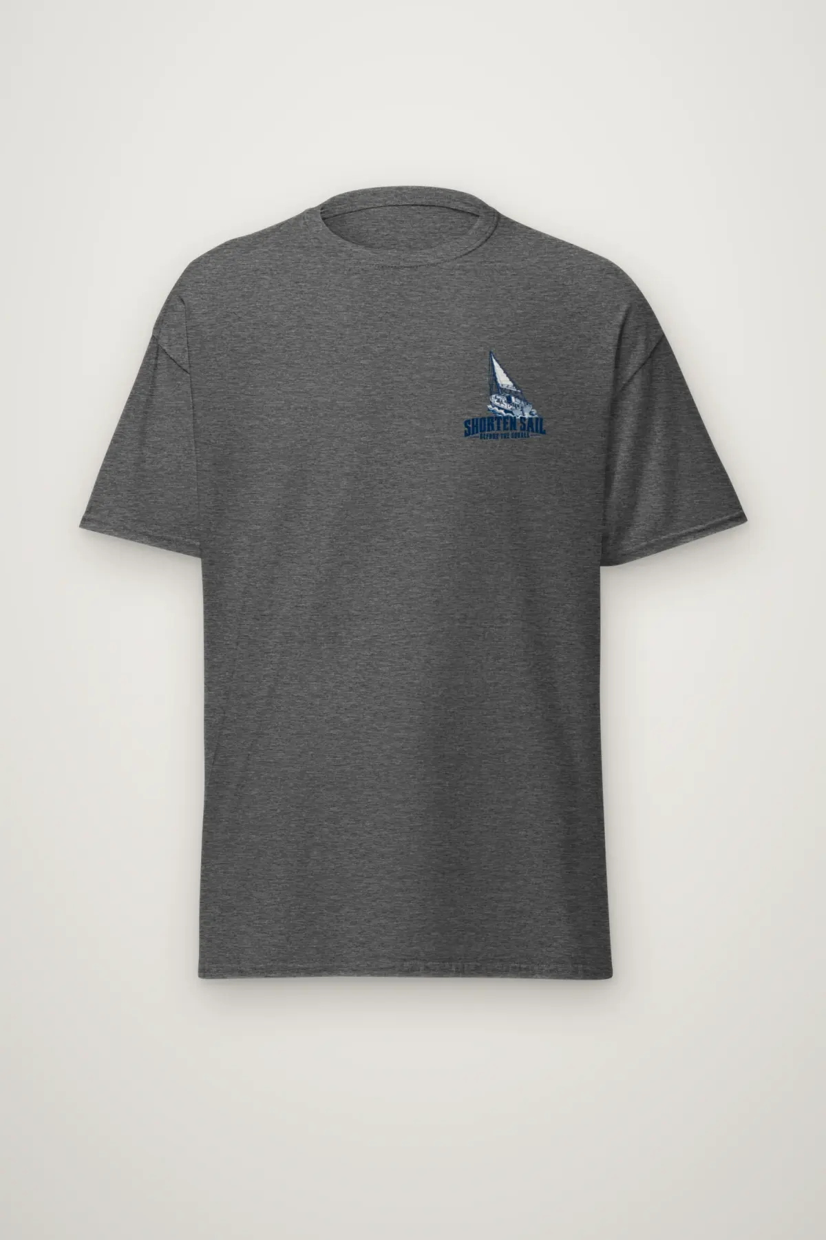 "Shorten Sail Before the Squall" Heavyweight Unisex Crewneck T-shirt