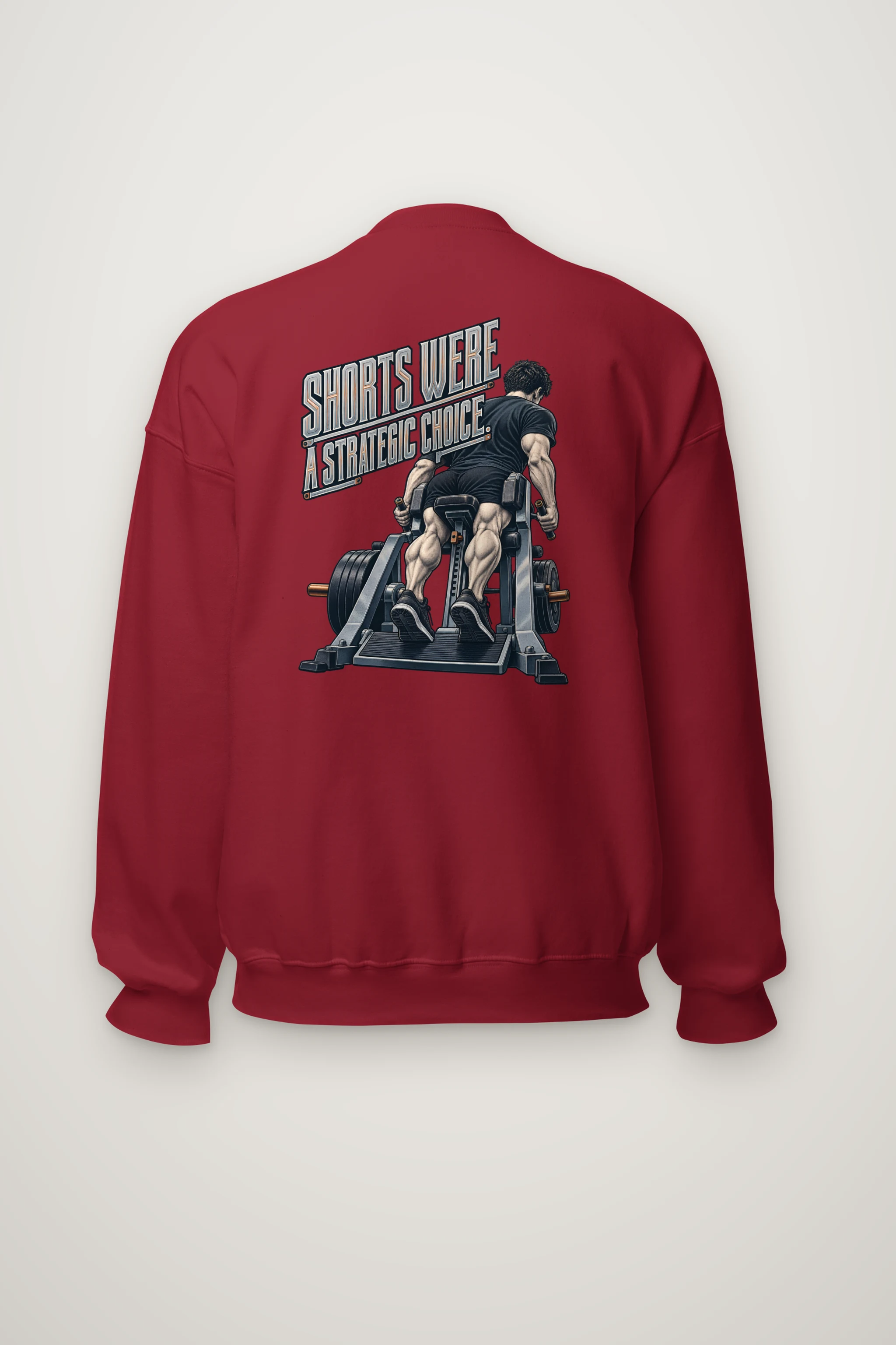 "Shorts Were A Strategic Choice" Heavy Blend Unisex Crewneck Sweatshirt